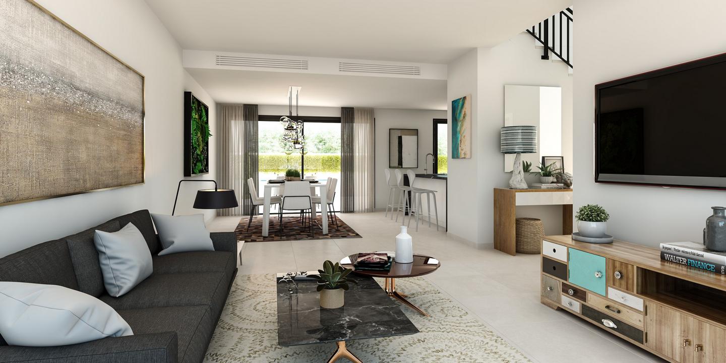 CONTEMPORARY VILLA CLOSE TO THE URBAN CENTER AND THE SEA.