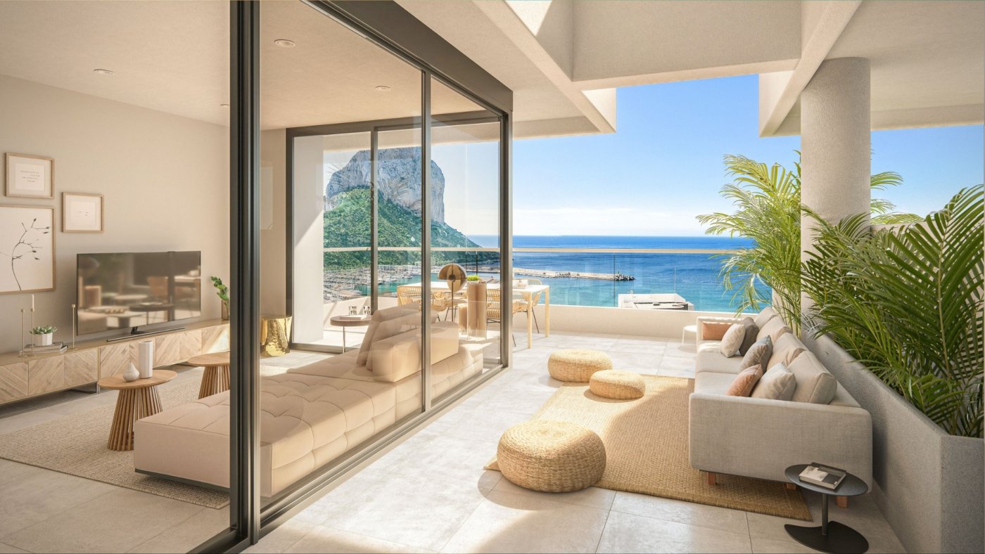 10-1 NEW BUILD APARTMENTS WITH THE SEA VIEWS IN CALPE
