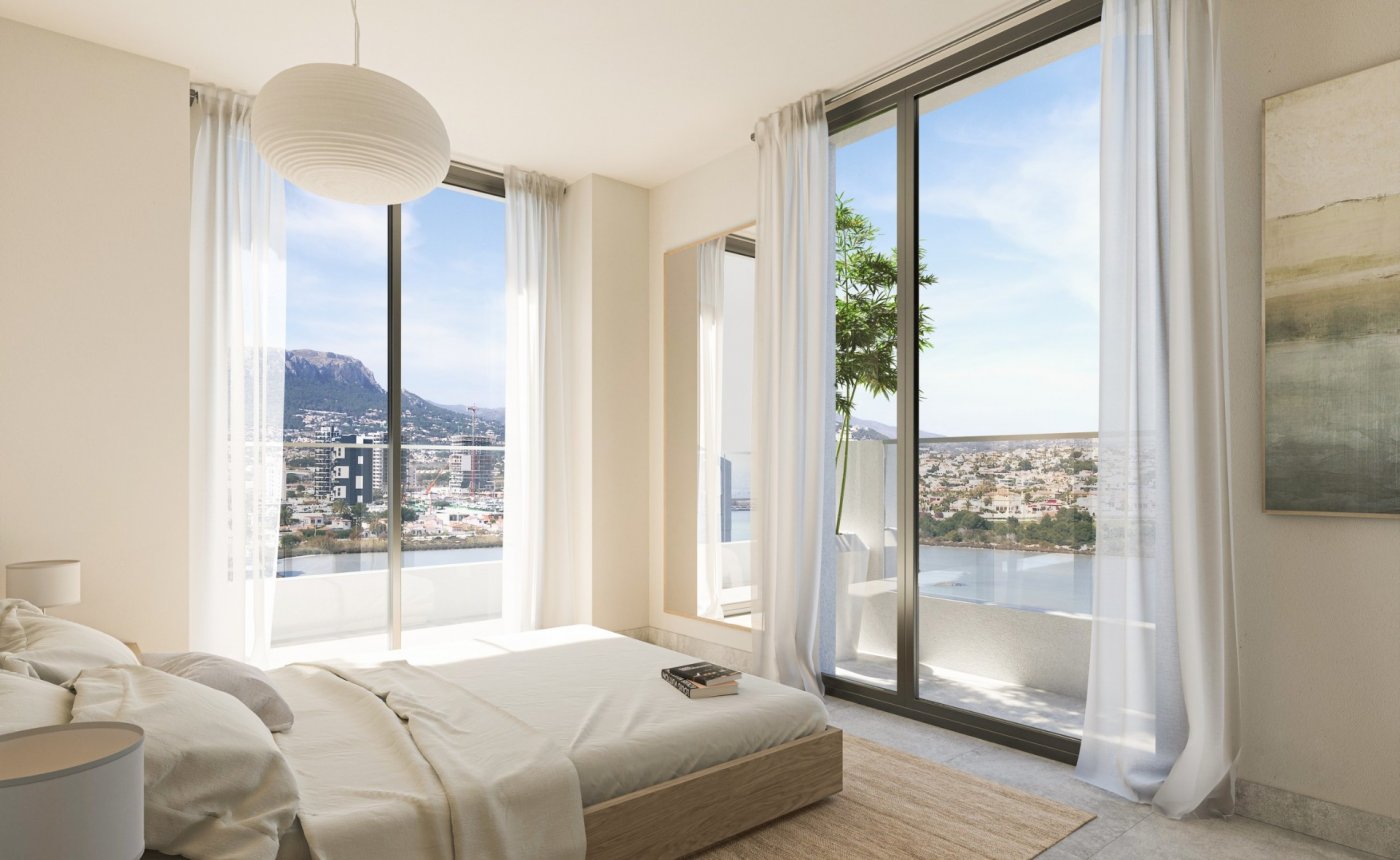 NEW BUILD APARTMENTS WITH THE SEA VIEWS IN CALPE
