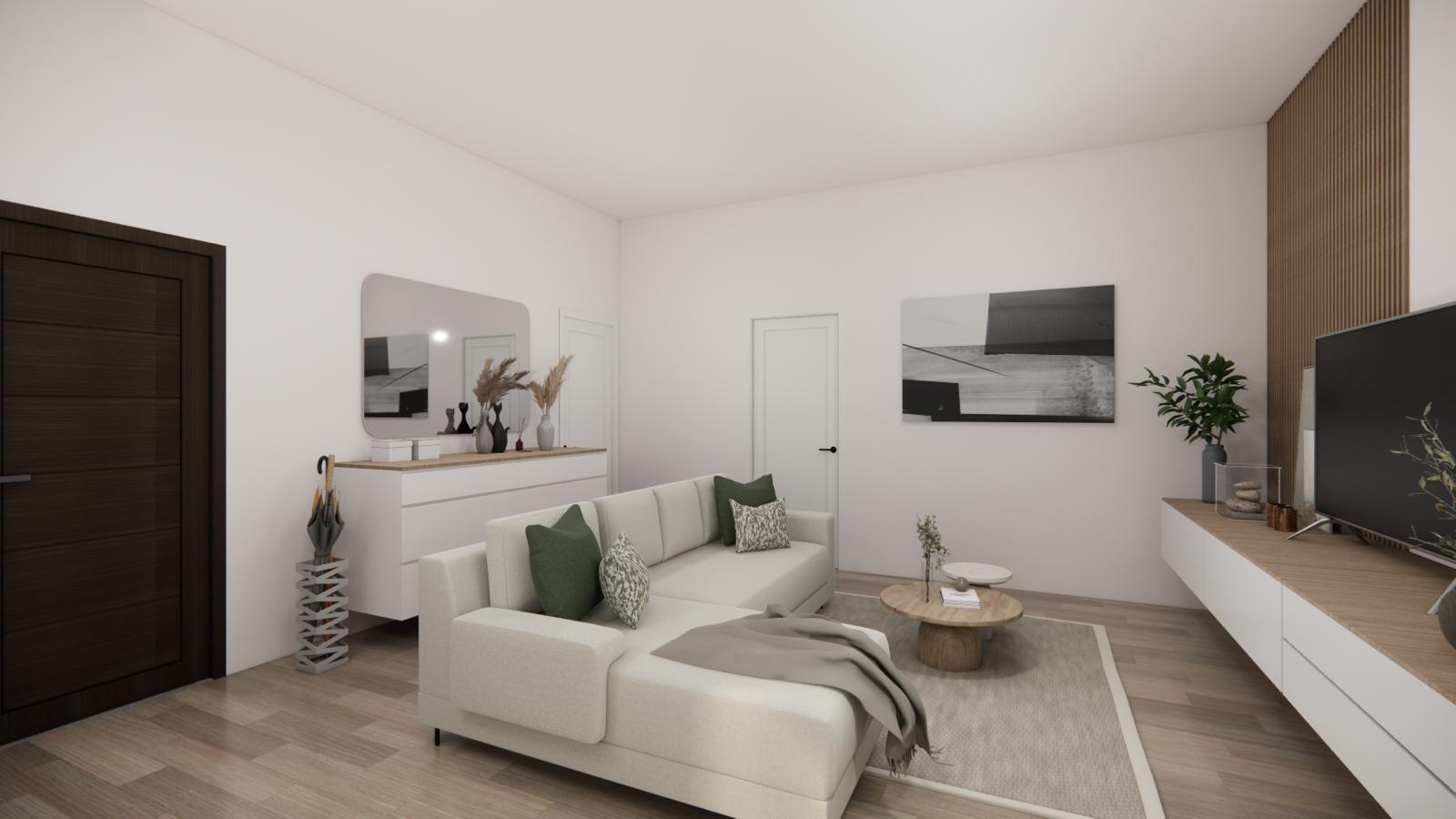 New Build Semidetached corner Villas for Sale in Torre Pacheco with Private Pool and Solarium