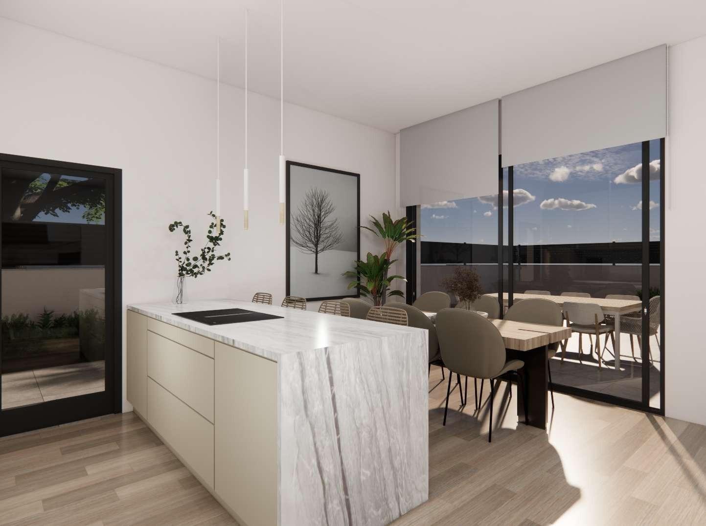 New Build Semidetached corner Villas for Sale in Torre Pacheco with Private Pool and Solarium