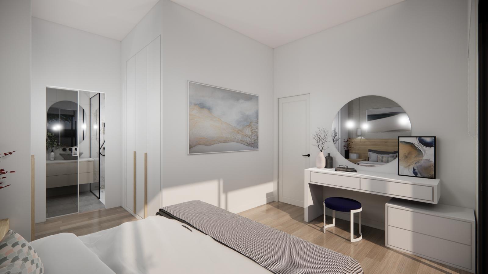 New Build Semidetached corner Villas for Sale in Torre Pacheco with Private Pool and Solarium