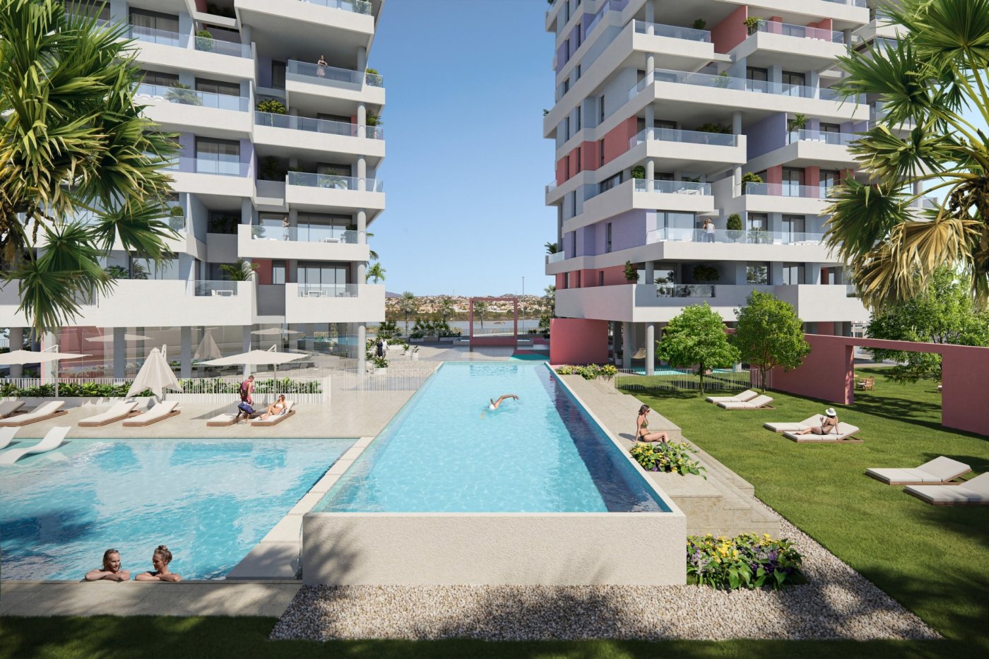 NEW BUILD APARTMENTS WITH THE SEA VIEWS IN CALPE