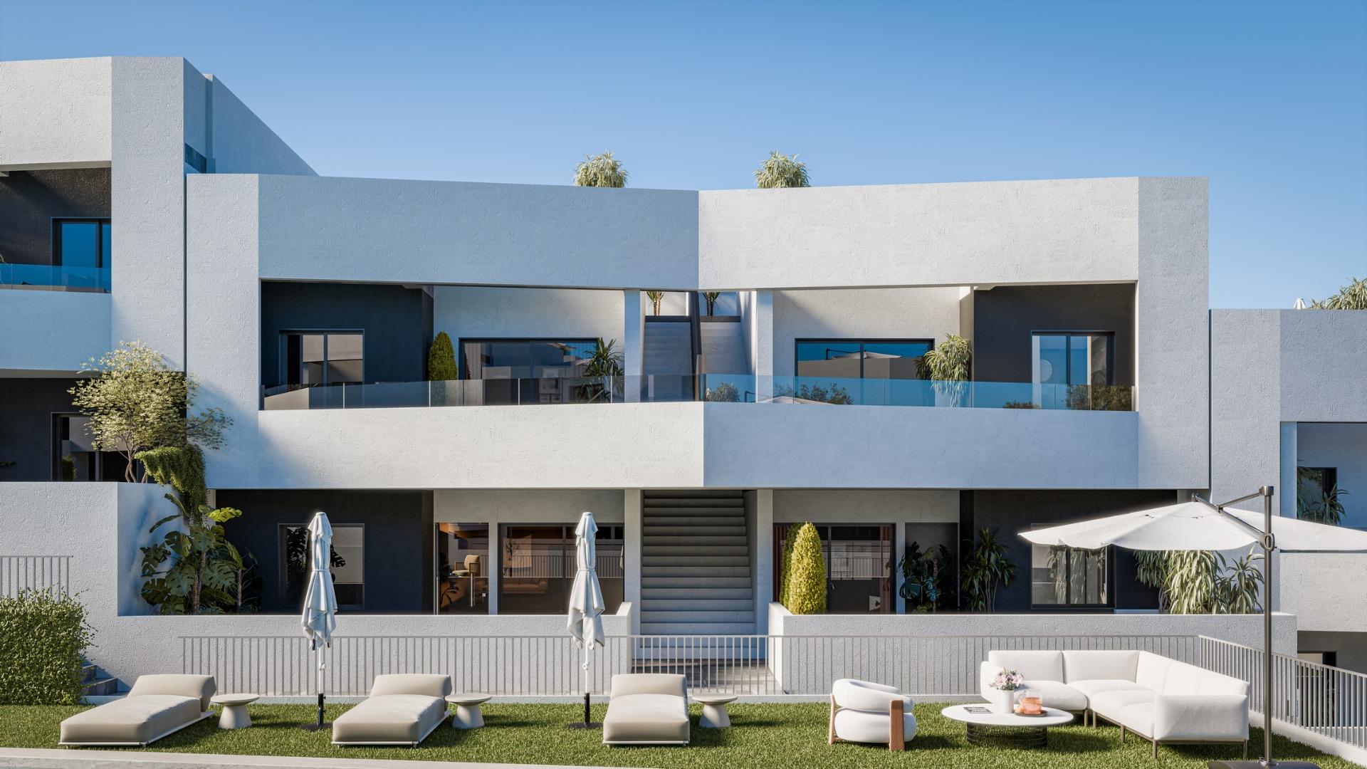 11-1 Modern Semi Detached Villas with Private Pool in Las Filipinas-Orihuela Costa