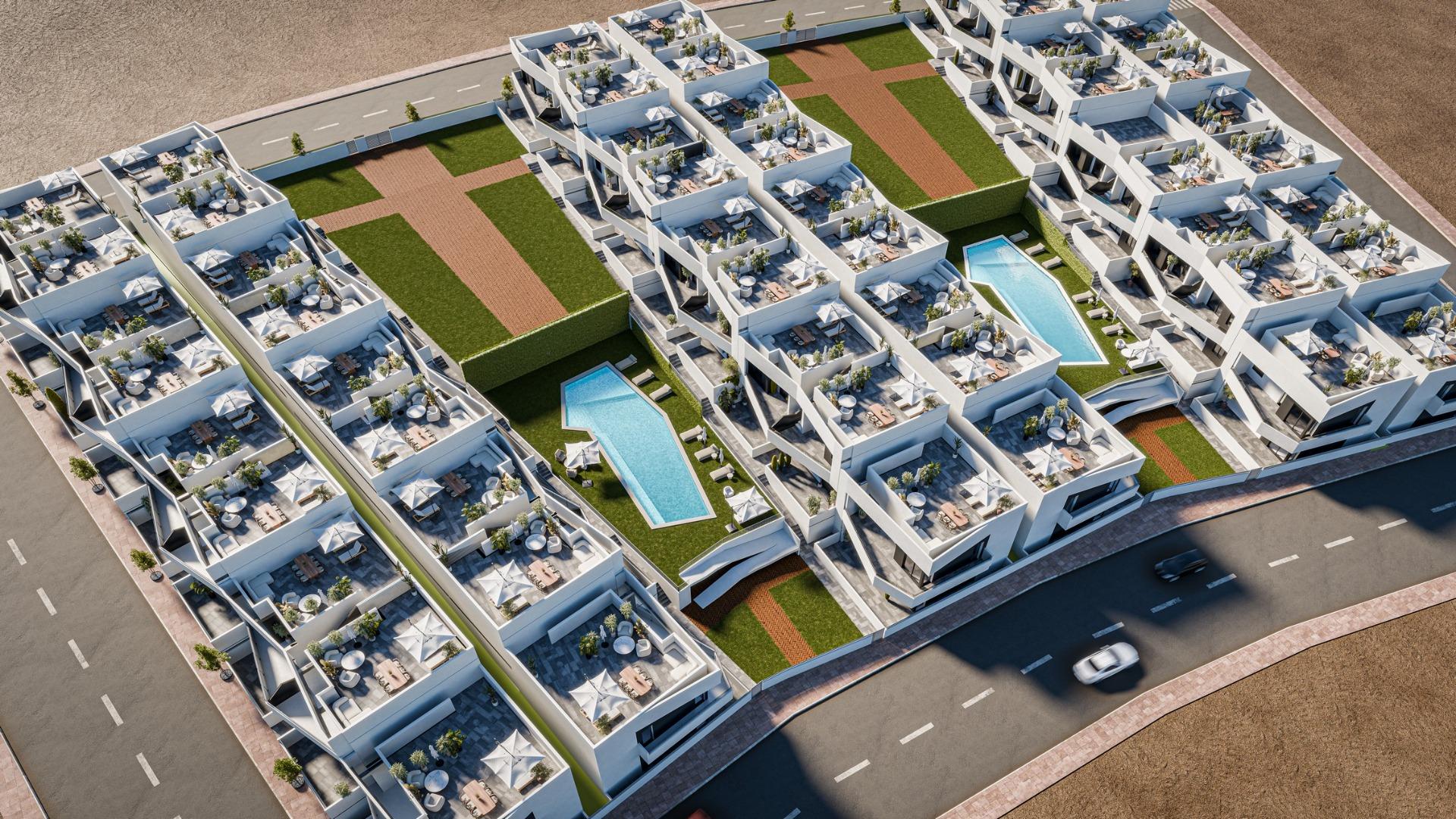Modern Semi Detached Villas with Private Pool in Las Filipinas-Orihuela Costa