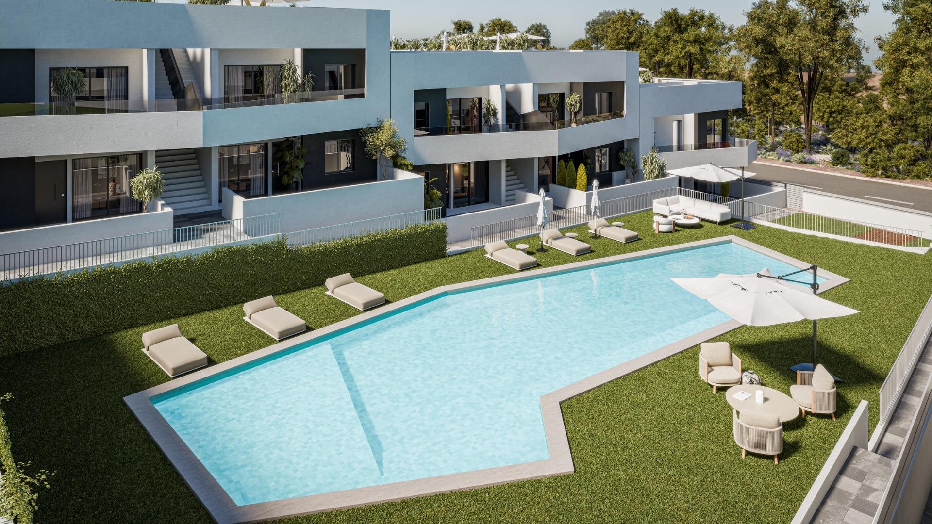 Modern Semi Detached Villas with Private Pool in Las Filipinas-Orihuela Costa