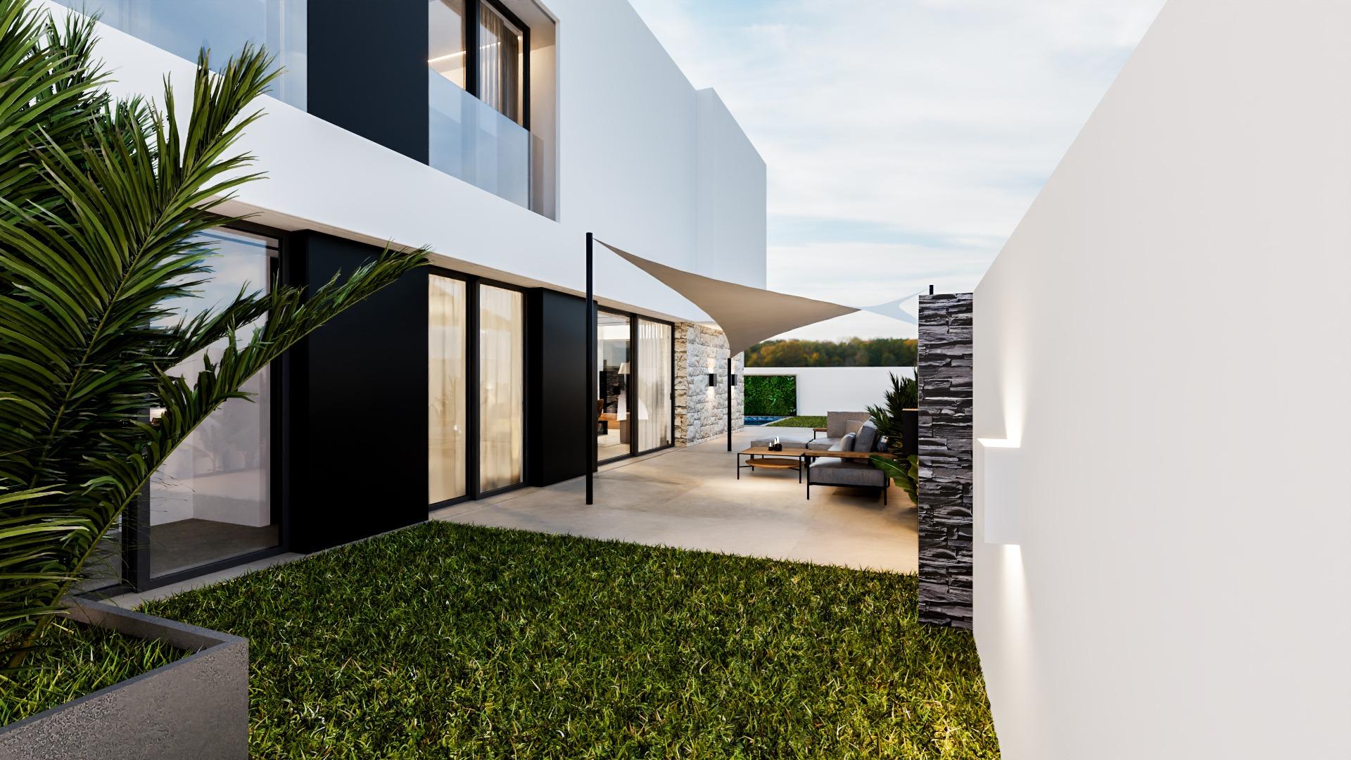 Modern Semi Detached Villas with Private Pool in Las Filipinas-Orihuela Costa