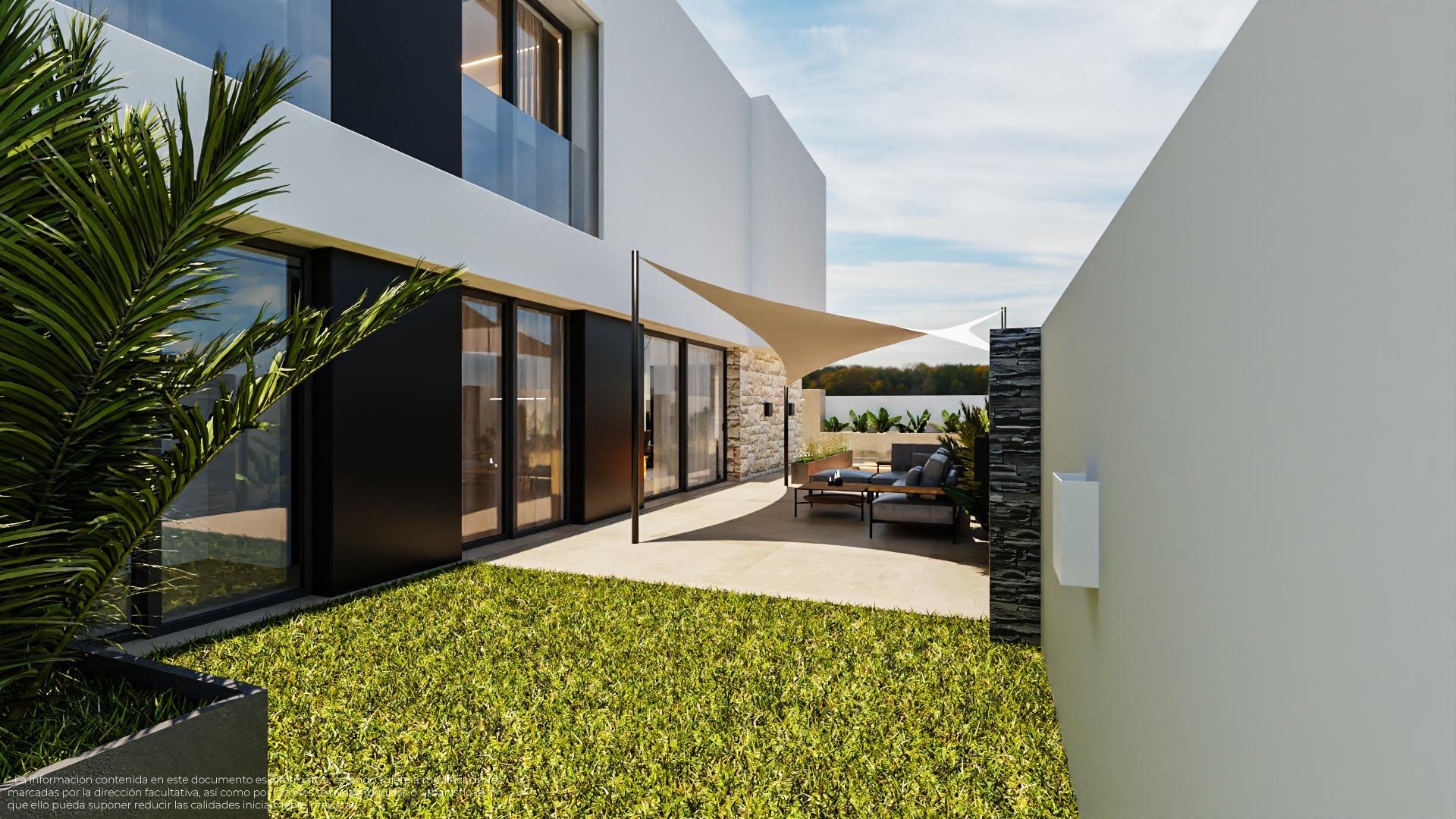 Modern Semi Detached Villas with Private Pool in Las Filipinas-Orihuela Costa