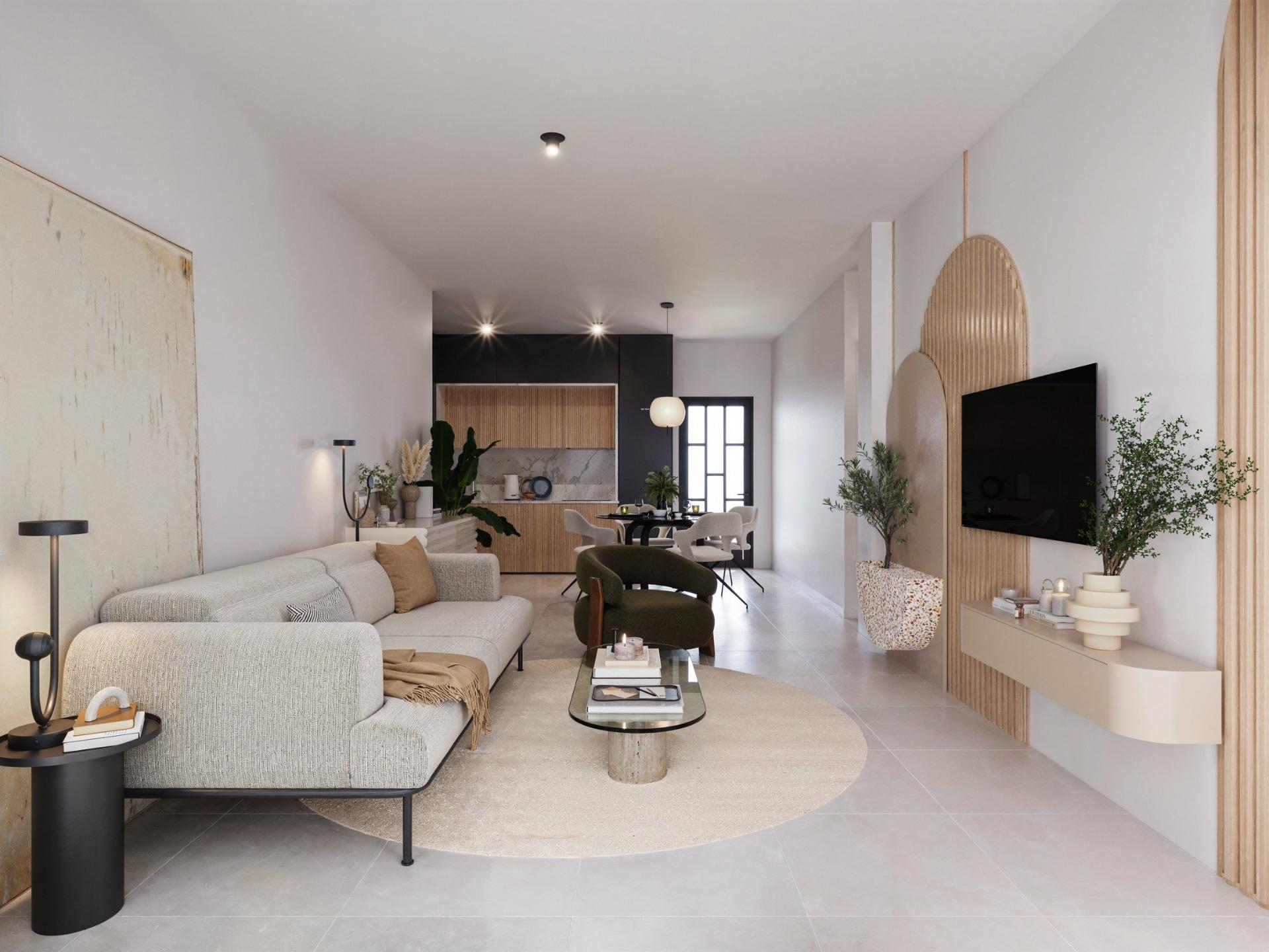 Modern Semi Detached Villas with Private Pool in Las Filipinas-Orihuela Costa