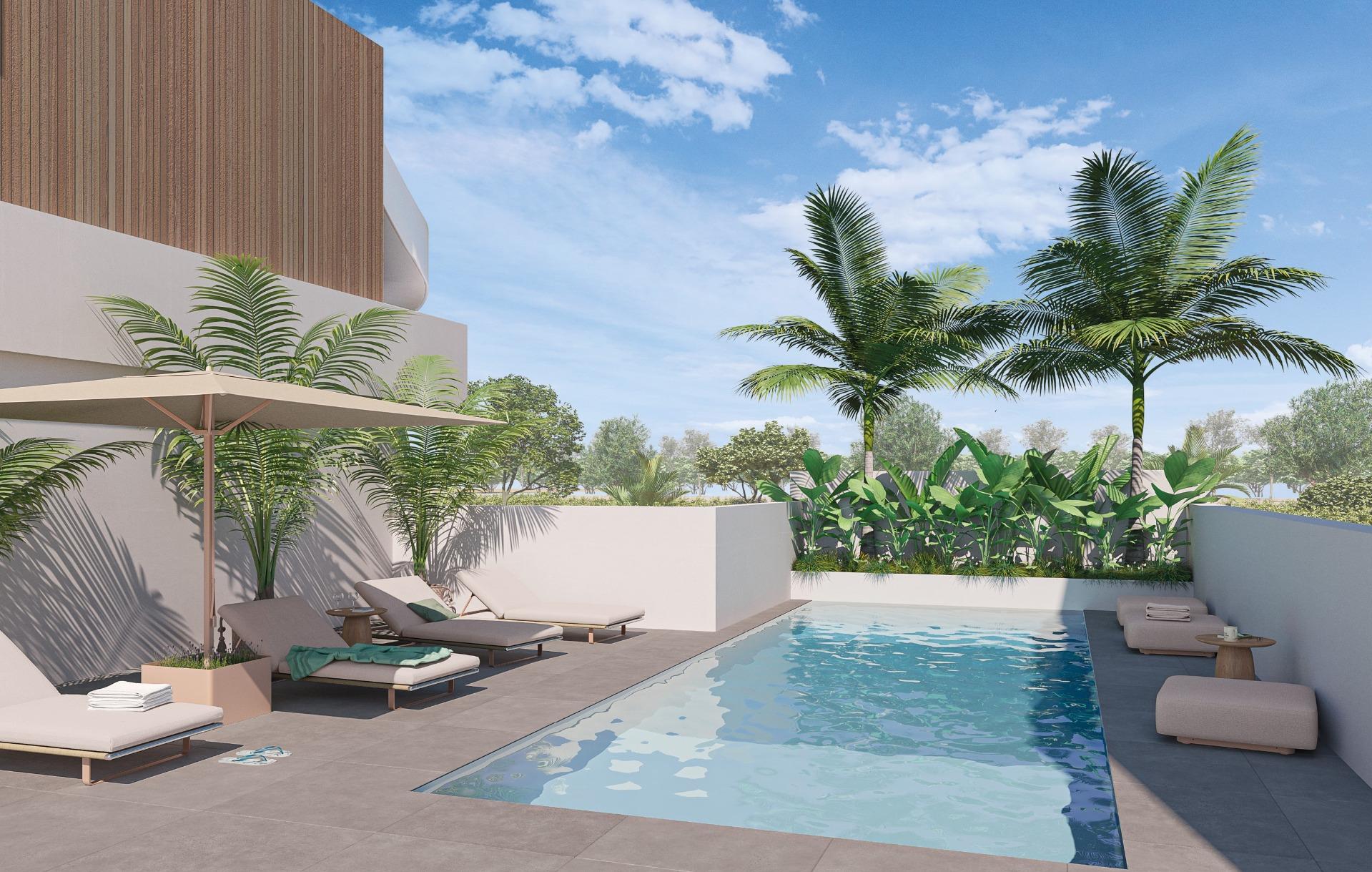 Exclusive New Build Villas with Private Pool Near the Beach in Los Alcazares