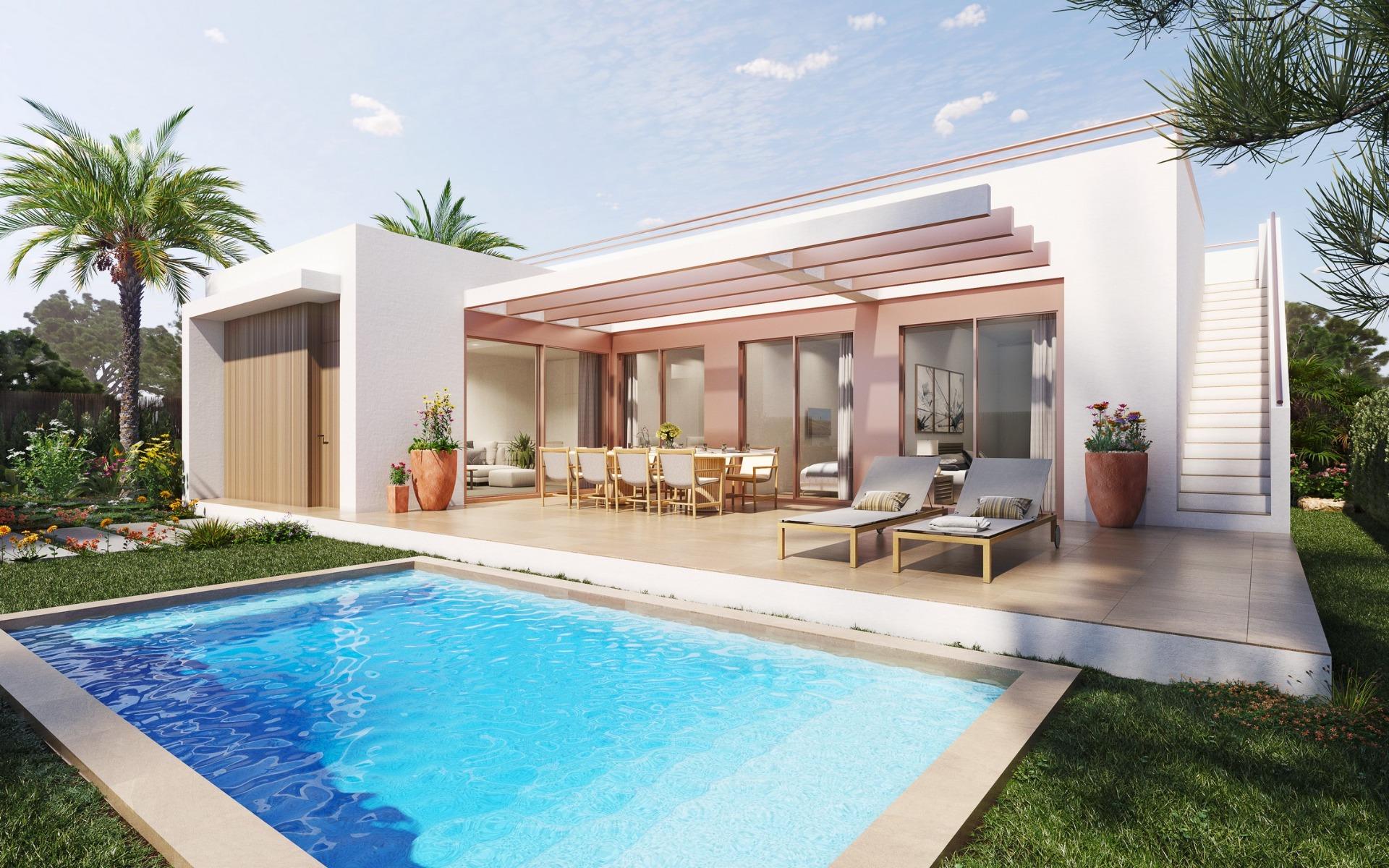 16-1 Modern New Build Villas in Finestrat with Private Pool Near Benidorm