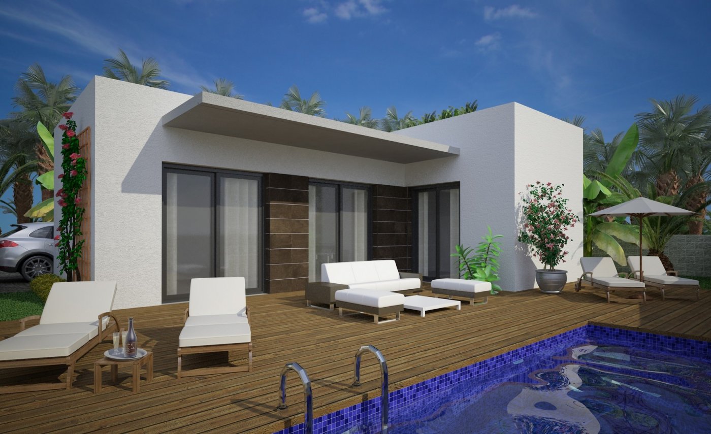 2-1 NEW BUILD MODERN VILLAS IN BENIJOFAR