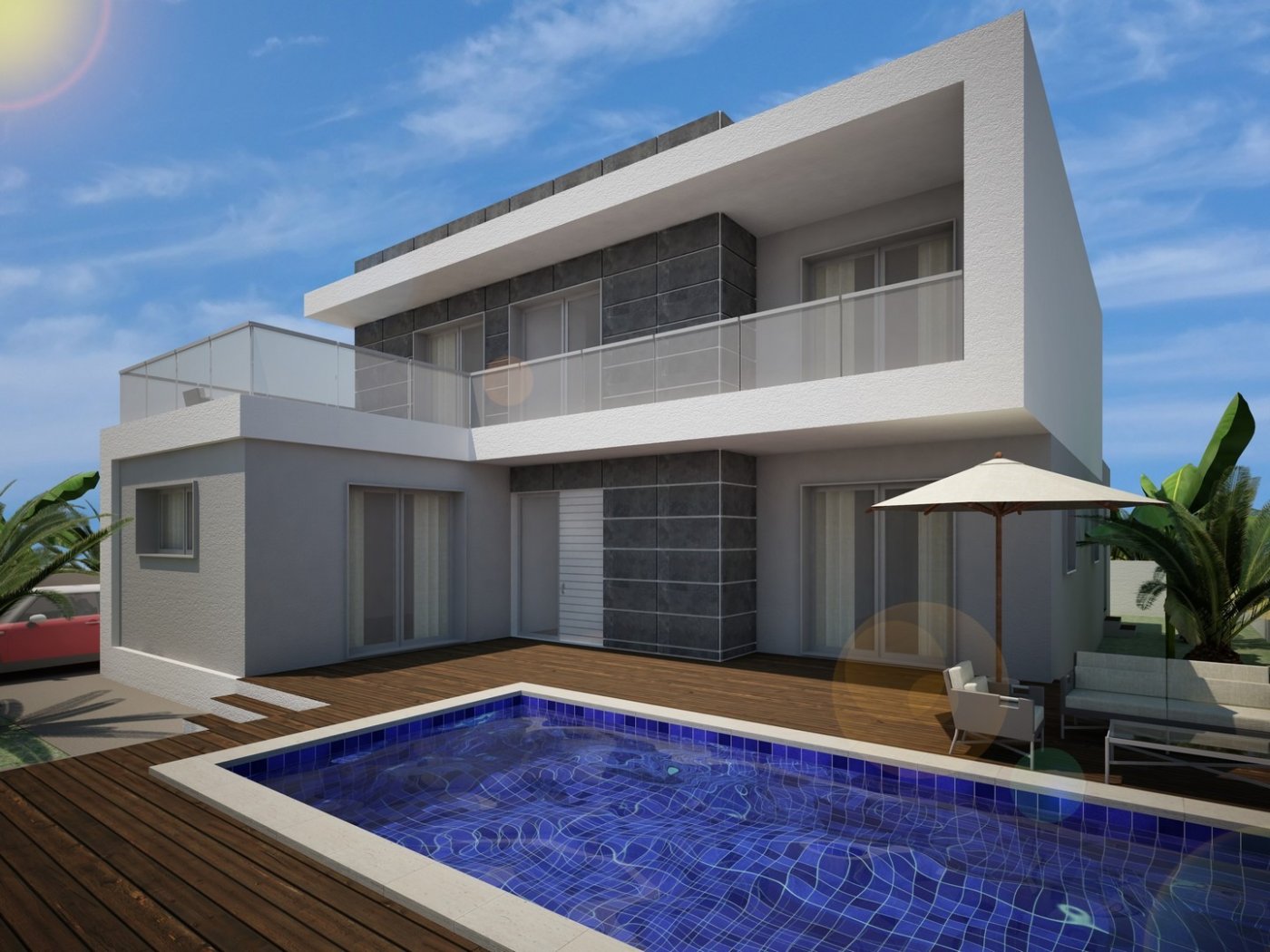 2-1 NEW BUILD MODERN VILLAS IN BENIJOFAR