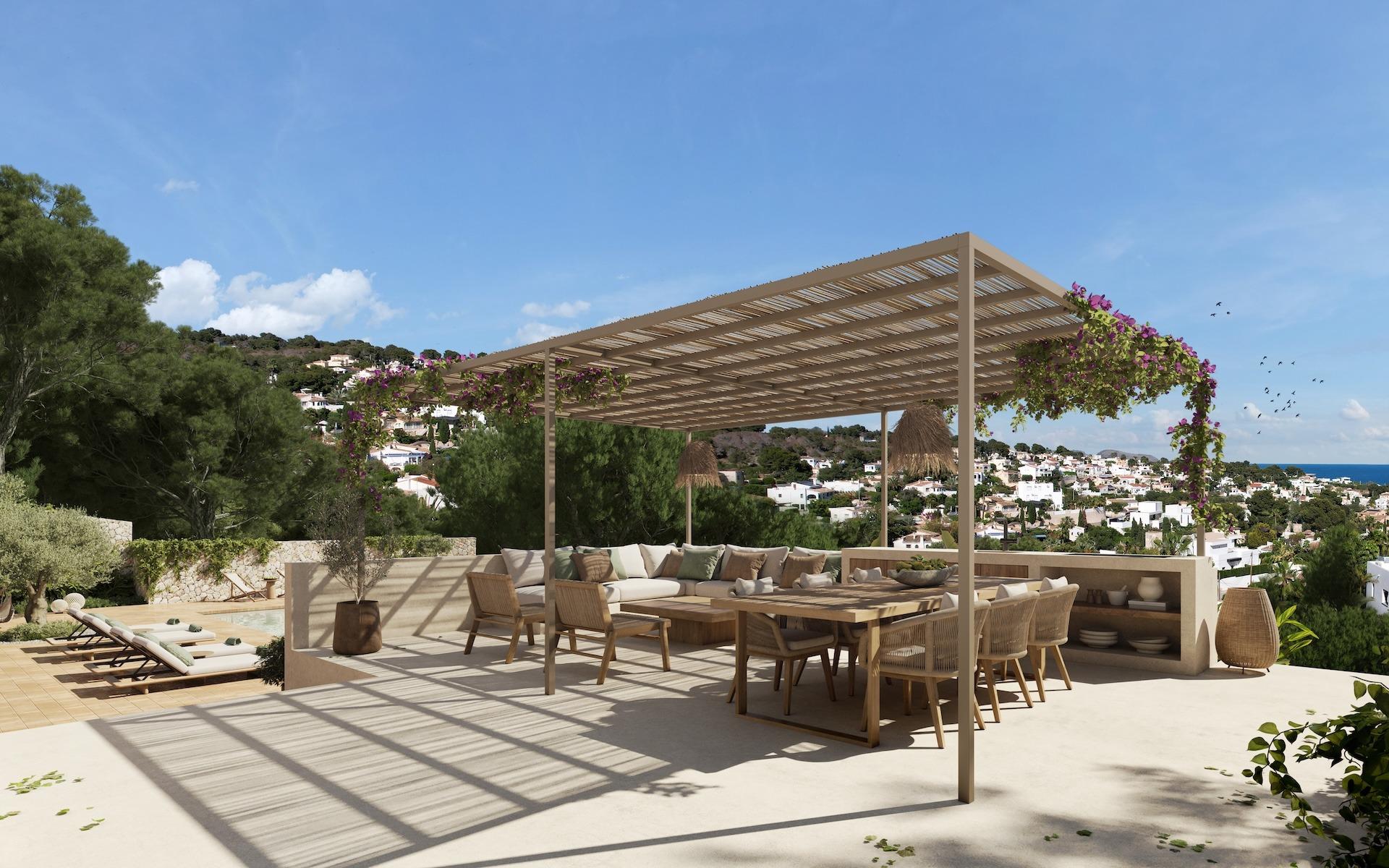 Modern newly built villa on a large rural plot near Pinoso