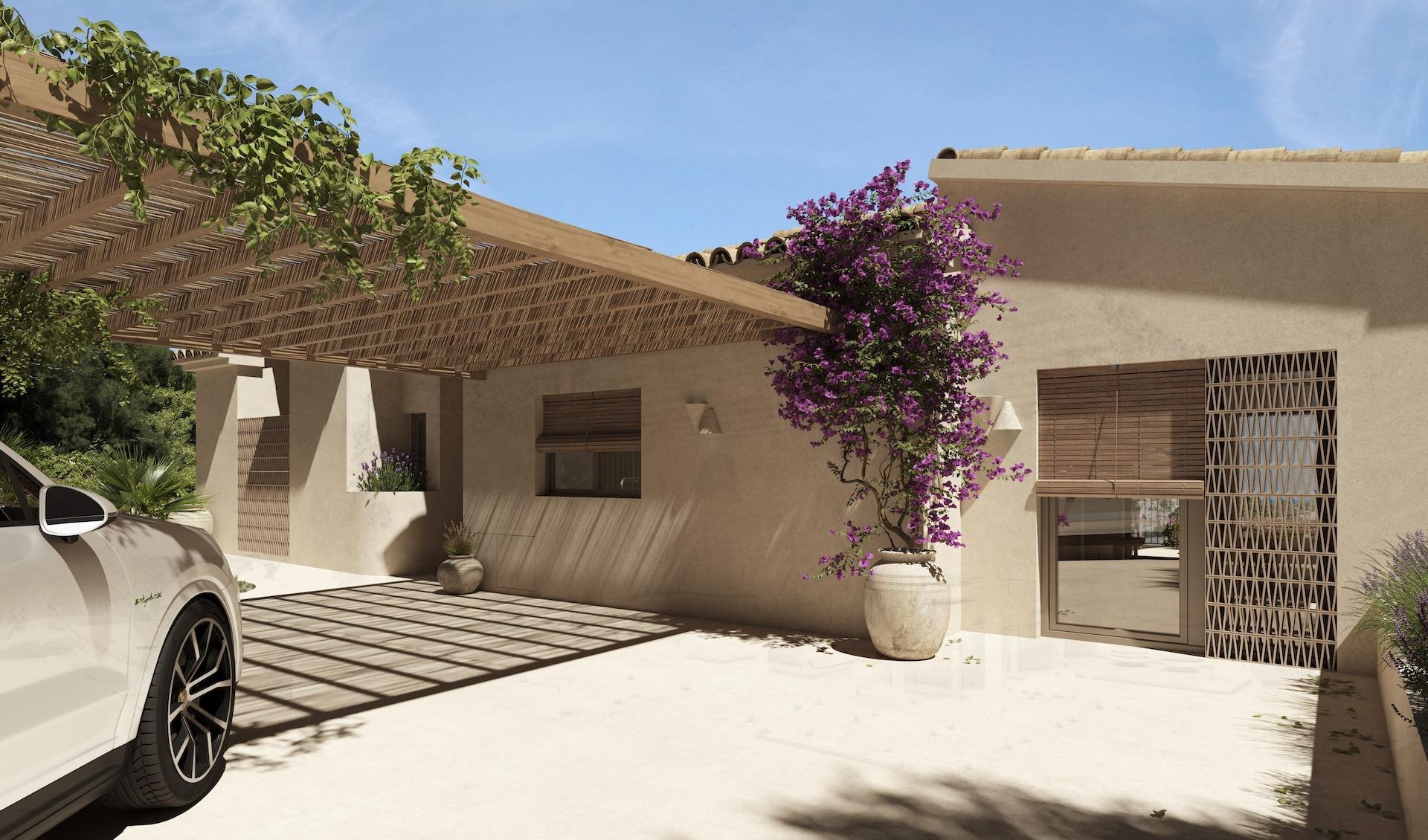 Modern newly built villa on a large rural plot near Pinoso