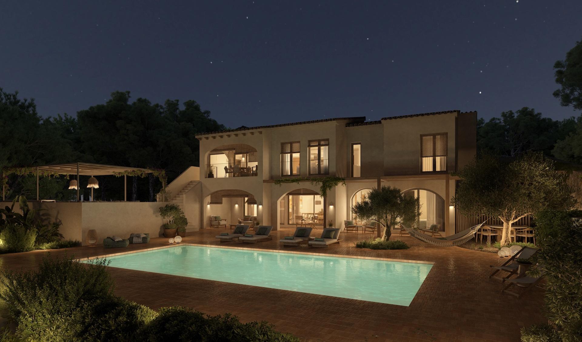 Modern newly built villa on a large rural plot near Pinoso