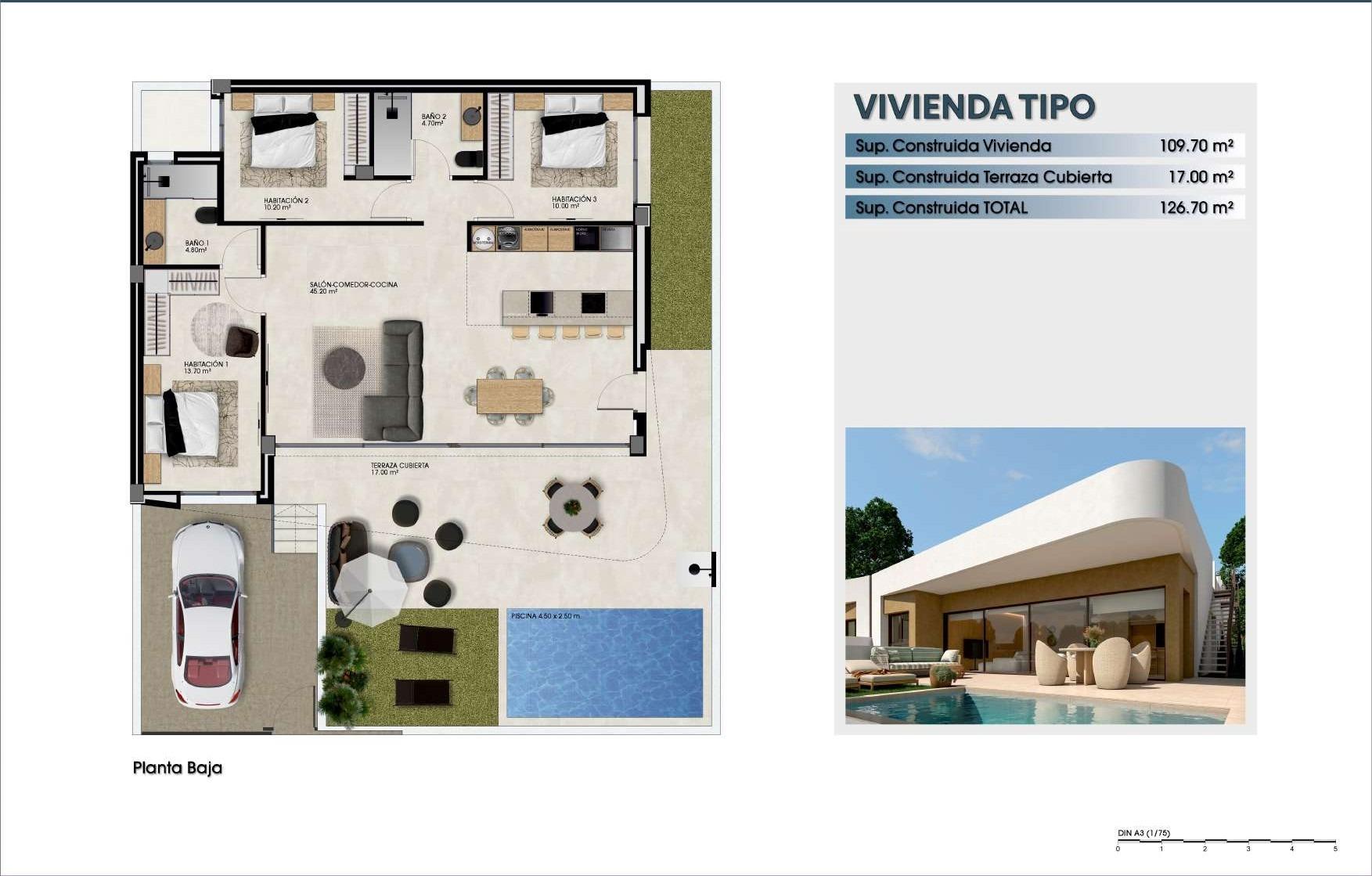 New Build Corner Quad Villas with Private Pool in Dolores, Alicante