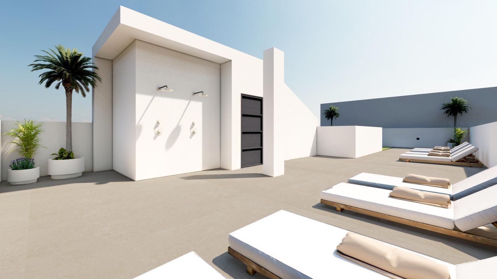 New Build Detached Villas for Sale in Aguilas Murcia Just 500 m from the Beach