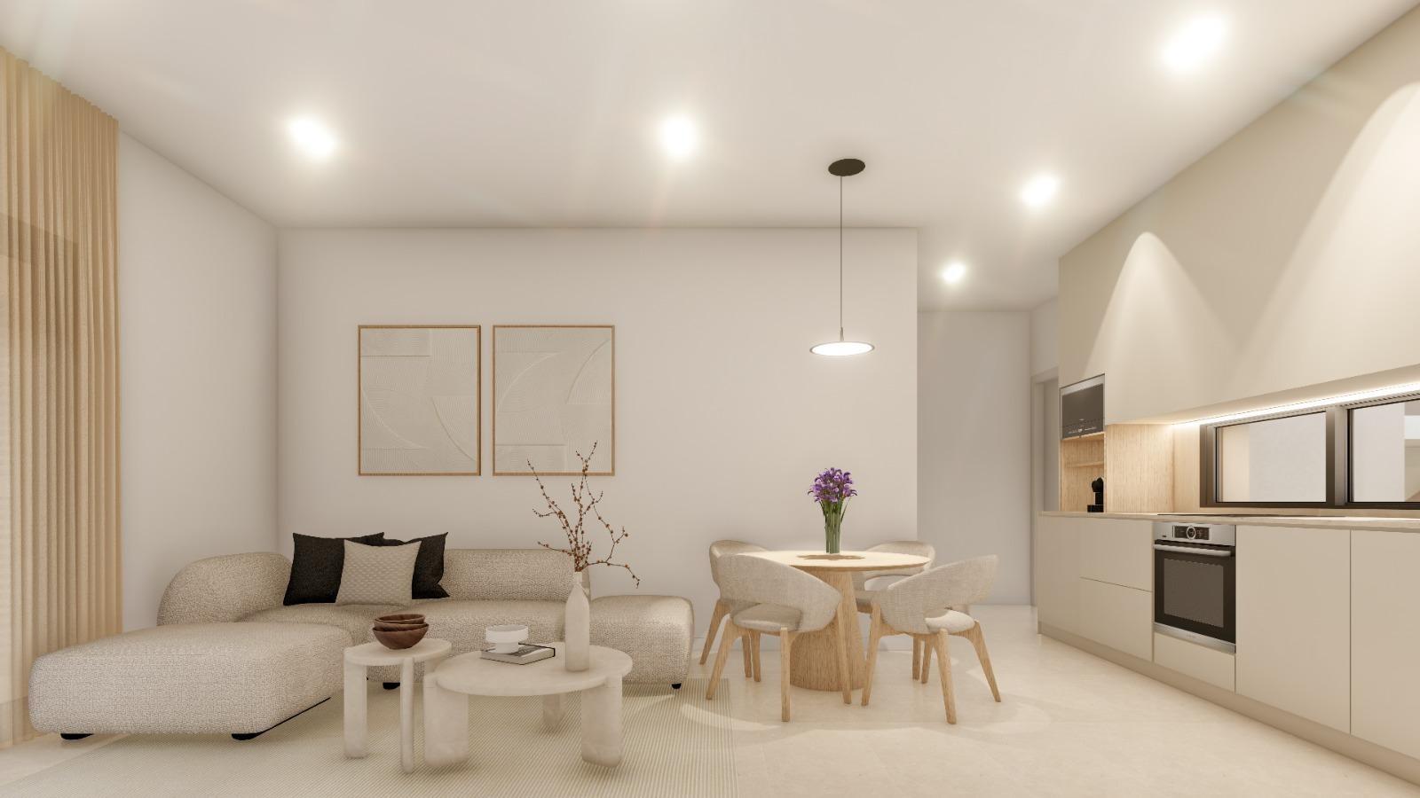 New Build Detached Villas for Sale in Aguilas Murcia Just 500 m from the Beach