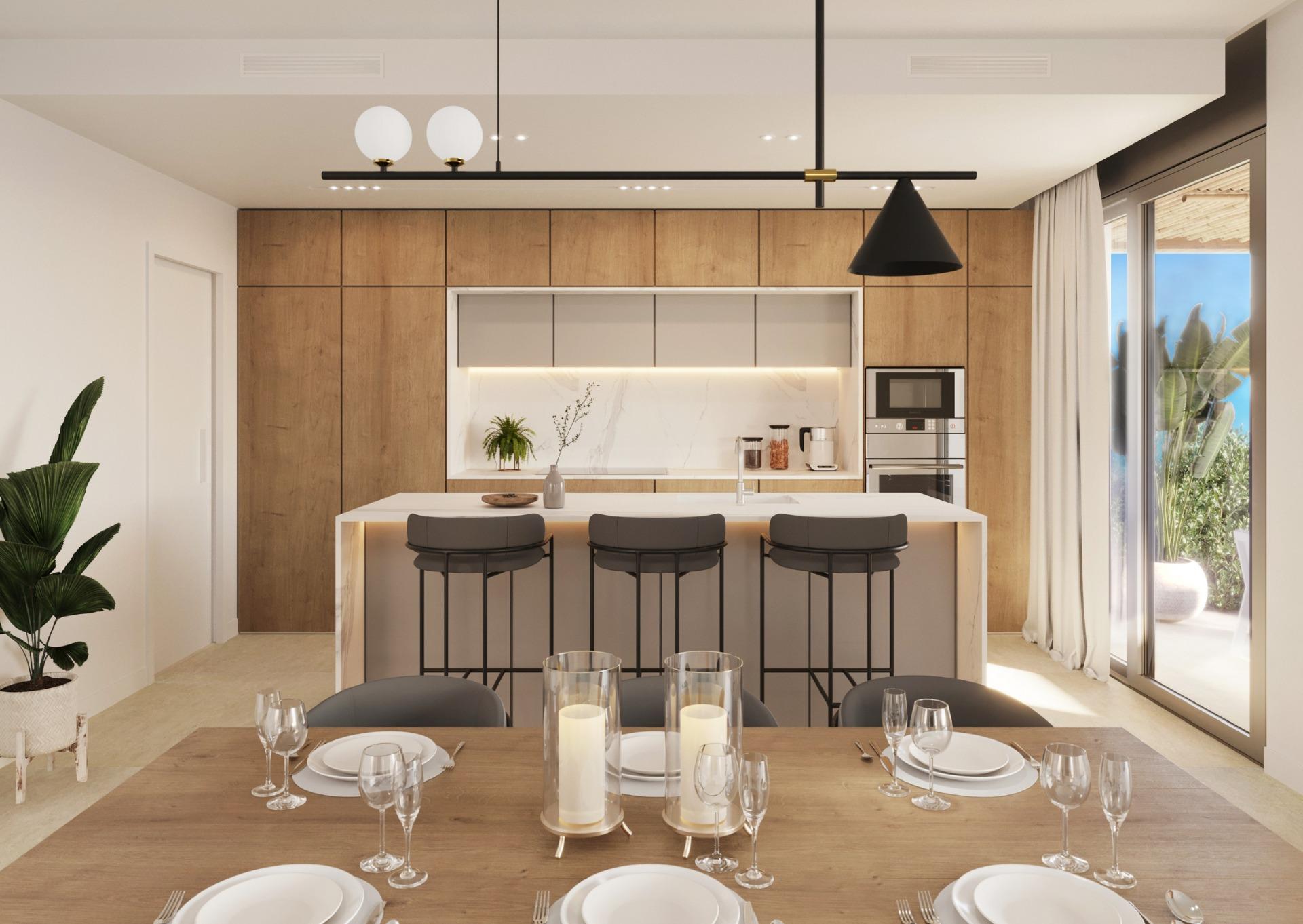New Build Apartments for Sale in Catral Alicante with Rooftop Pool