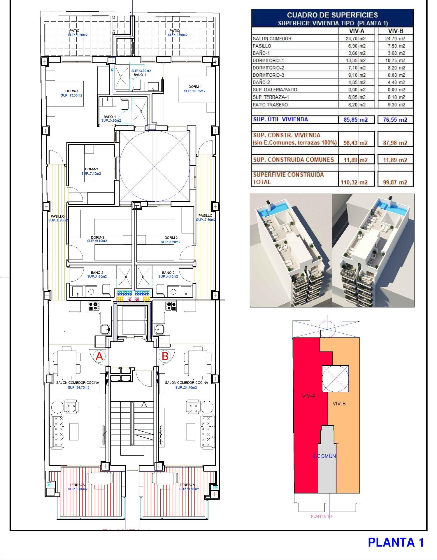 New Build Apartments in Torrevieja, Just 150m from Playa del Cura