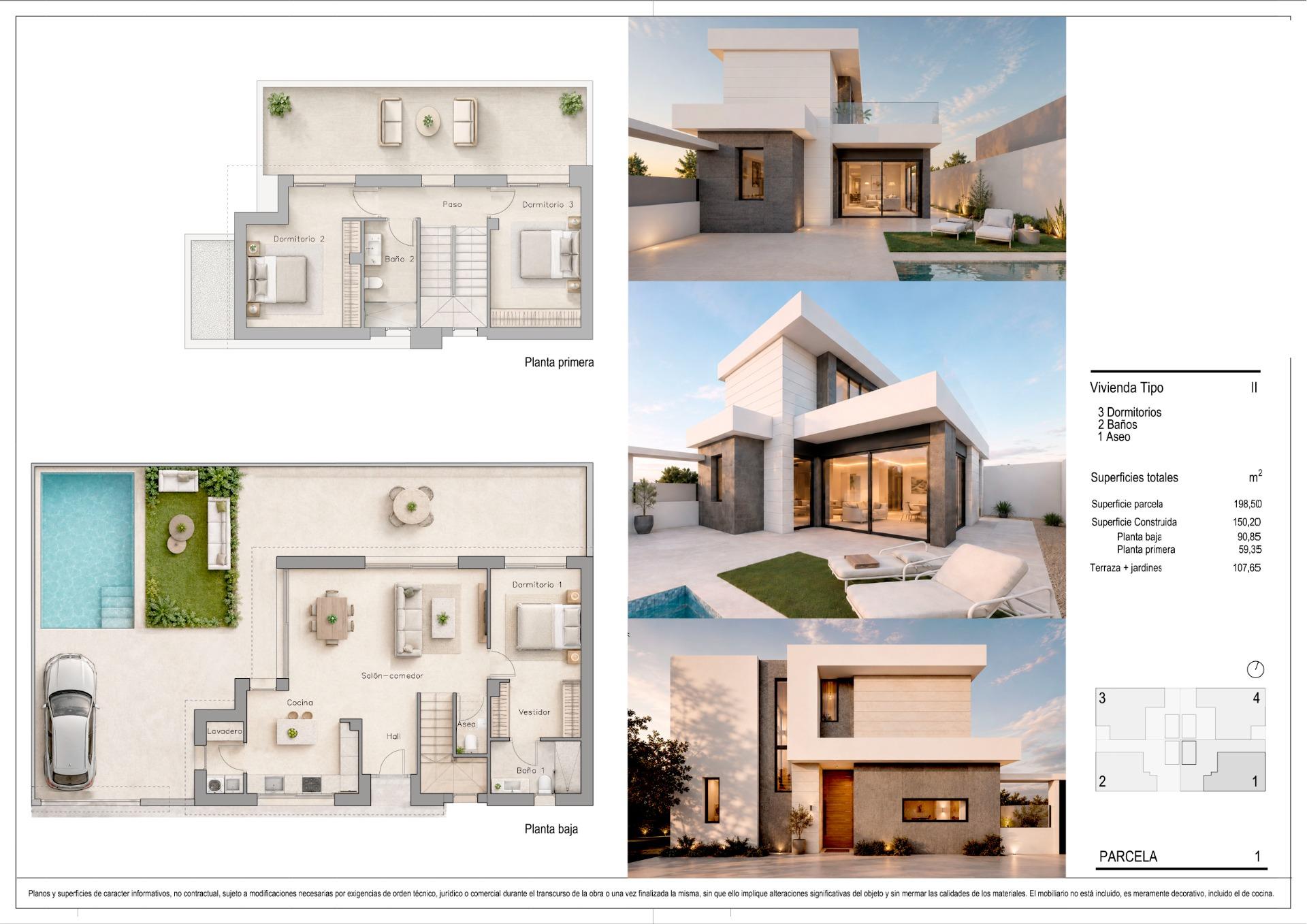 Custom Built New Villas in Pinoso (Alicante): Spacious Homes in Natural Surroundings