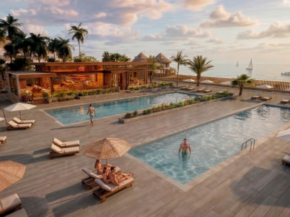 Luxury Tourist Apartments and Villas with Private Beach in First Line of Vera Playa-Almería