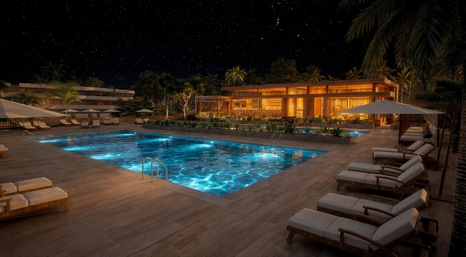 Luxury Tourist Apartments and Villas with Private Beach in First Line of Vera Playa-Almería