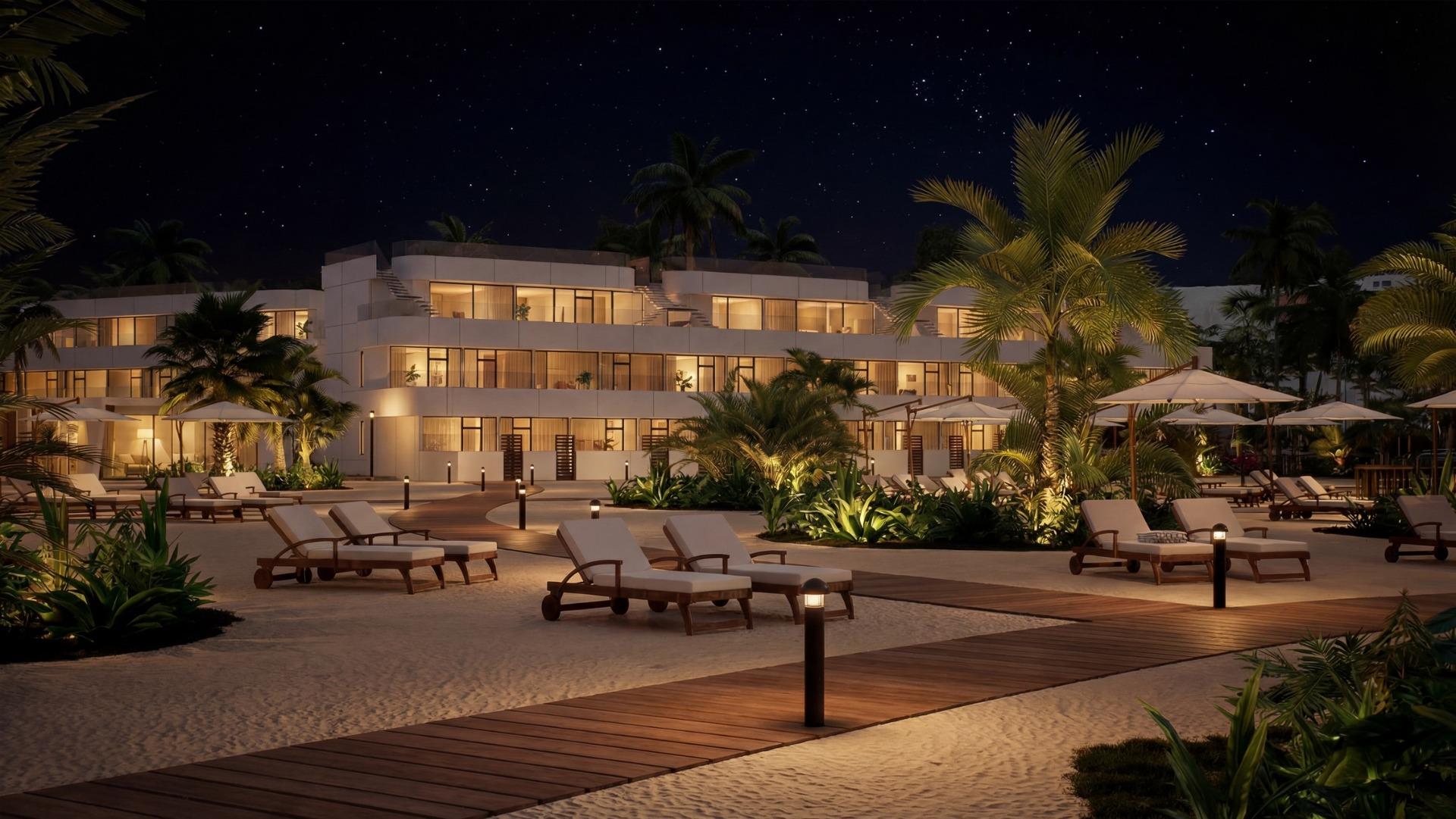 Luxury Tourist Apartments and Villas with Private Beach in First Line of Vera Playa-Almería