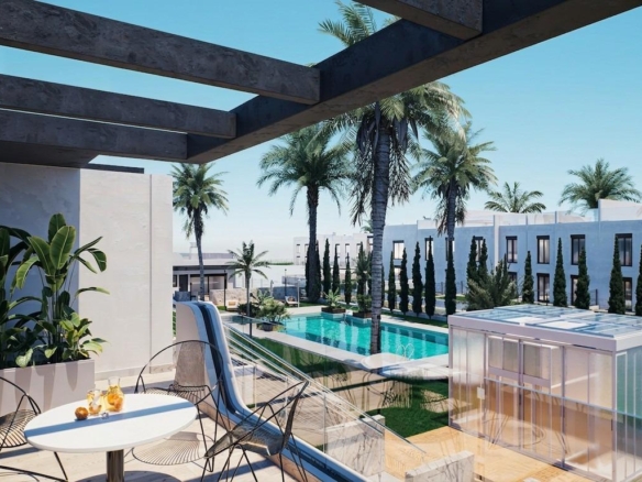 New Build Bungalows with Garden or Solarium Near the Beach in Pilar de la Horadada