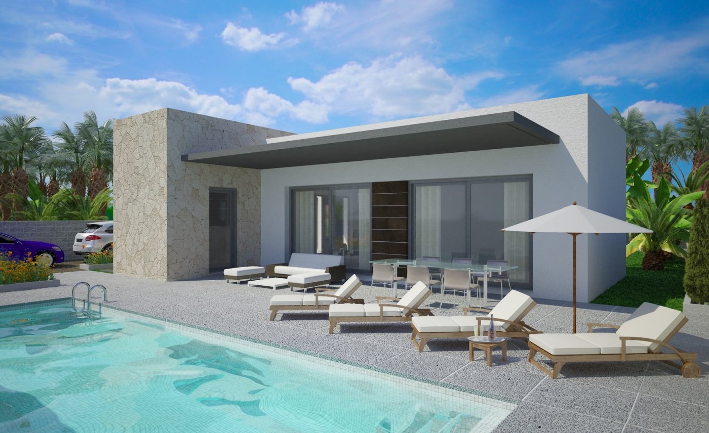 3-1 NEW BUILD MODERN VILLAS IN BENIJOFAR