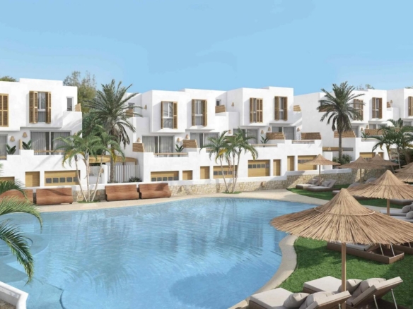 Residential complex in Relleu with communal swimming pool and open views