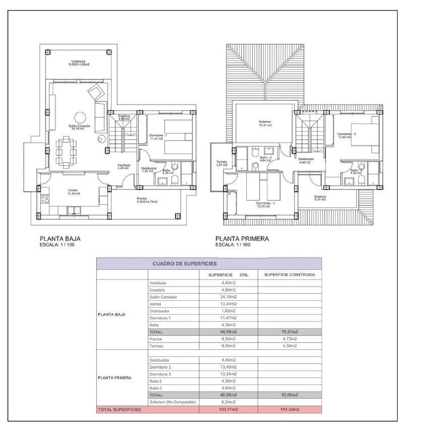 New Build Villas on Spacious 500+ m² Plots in Lorca