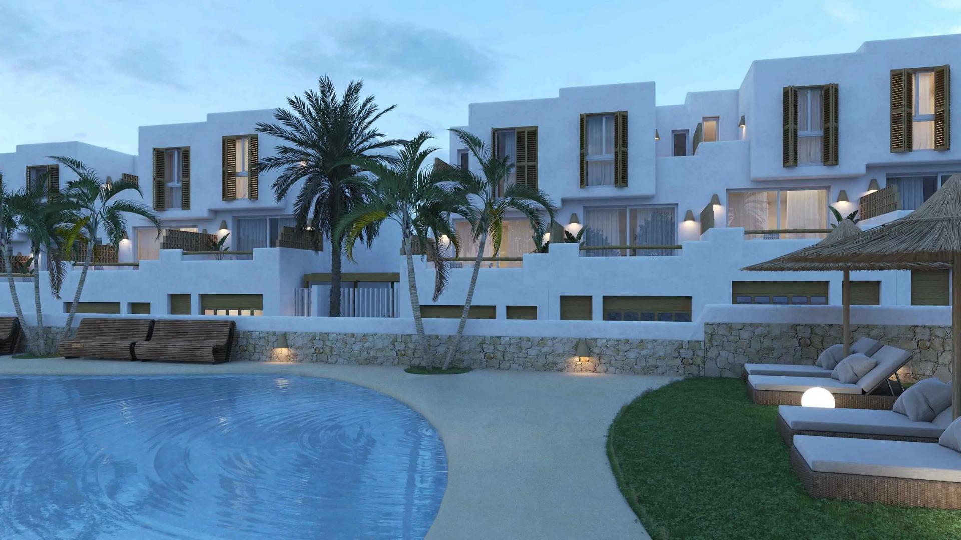 Residential complex in Relleu with communal swimming pool and open views