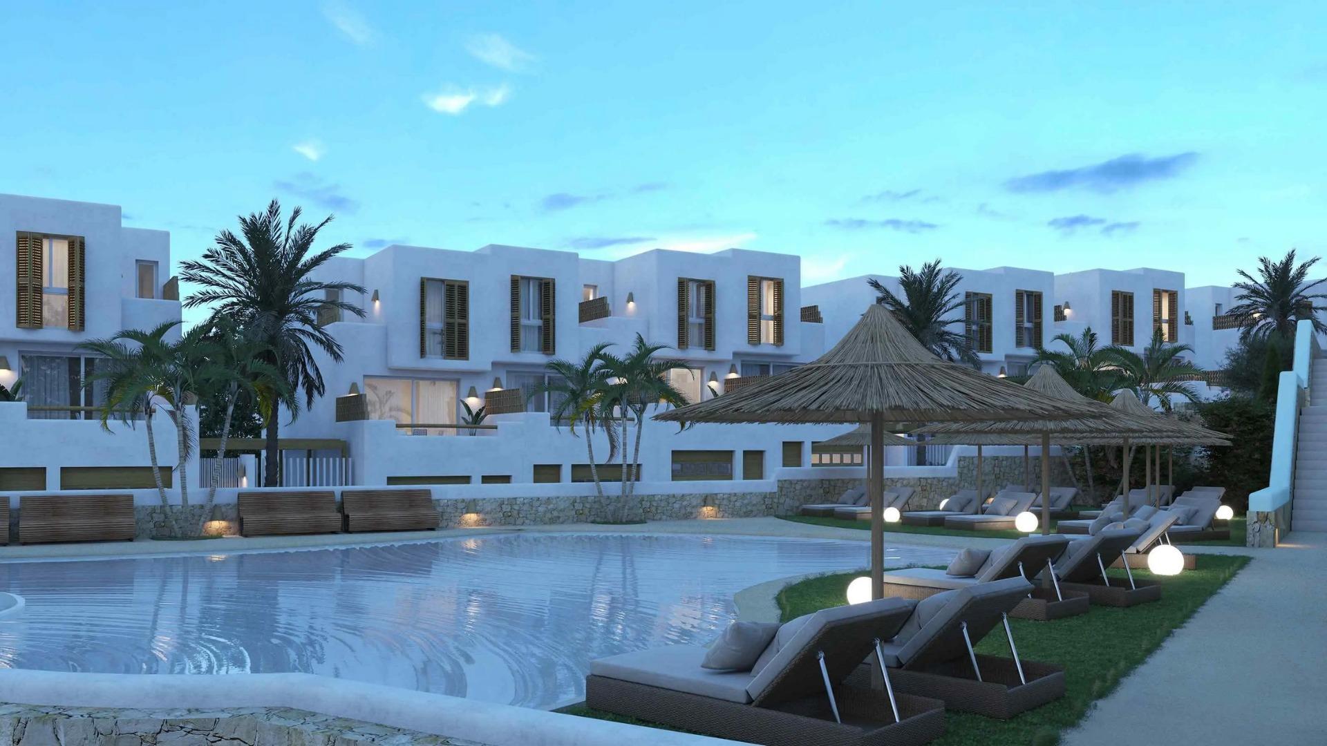 Residential complex in Relleu with communal swimming pool and open views