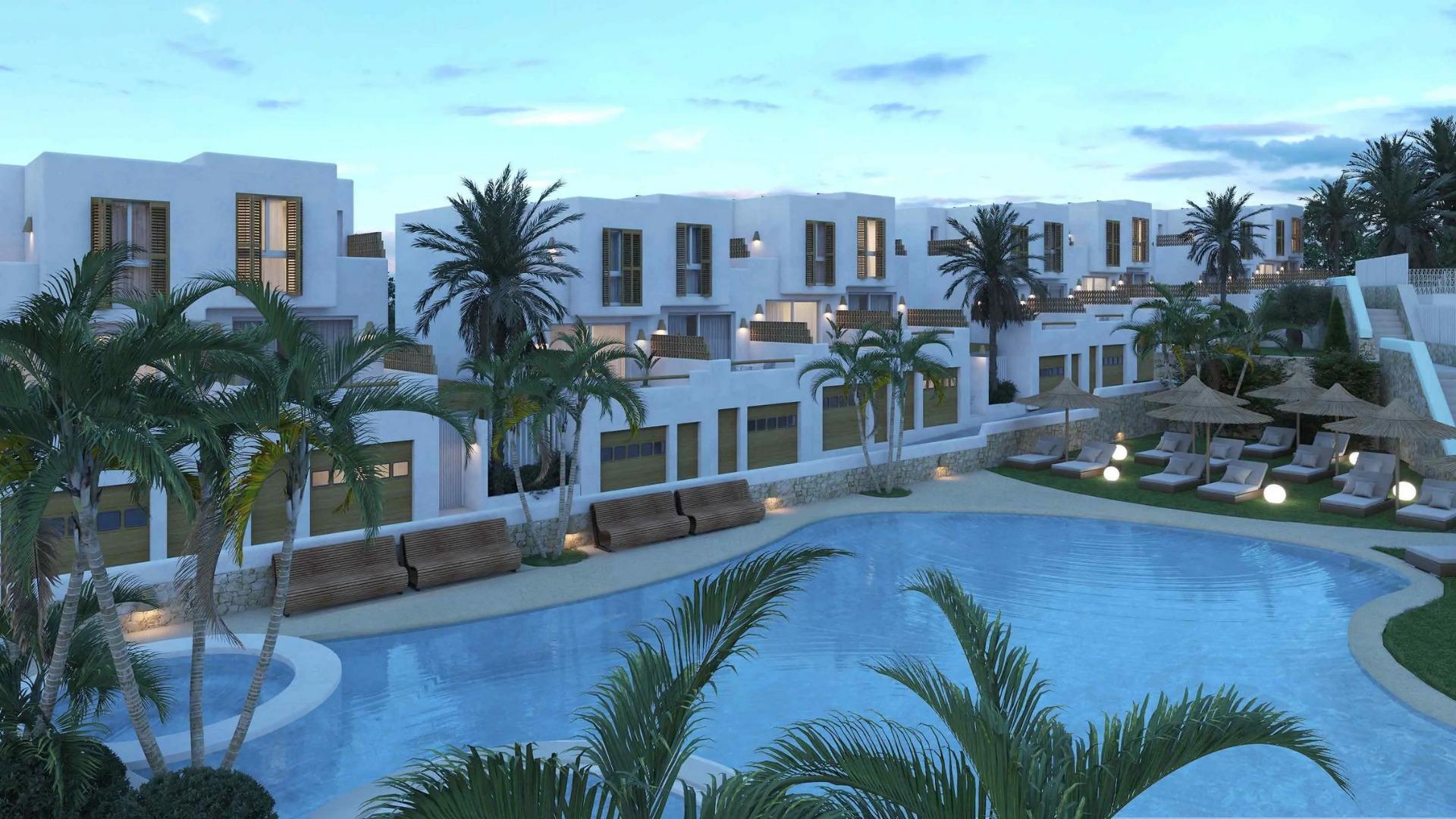 Residential complex in Relleu with communal swimming pool and open views