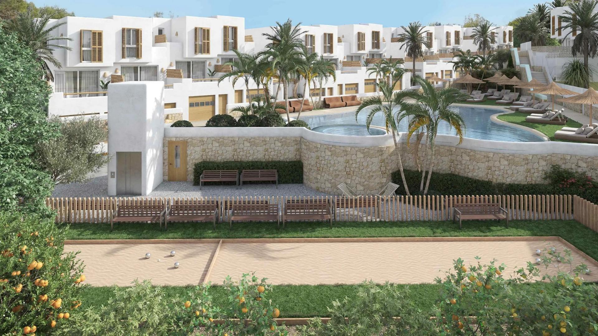 Residential complex in Relleu with communal swimming pool and open views