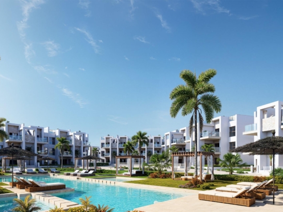 New Build Resort Apartments at La Serena Golf-Los Alcazares Near the Beach