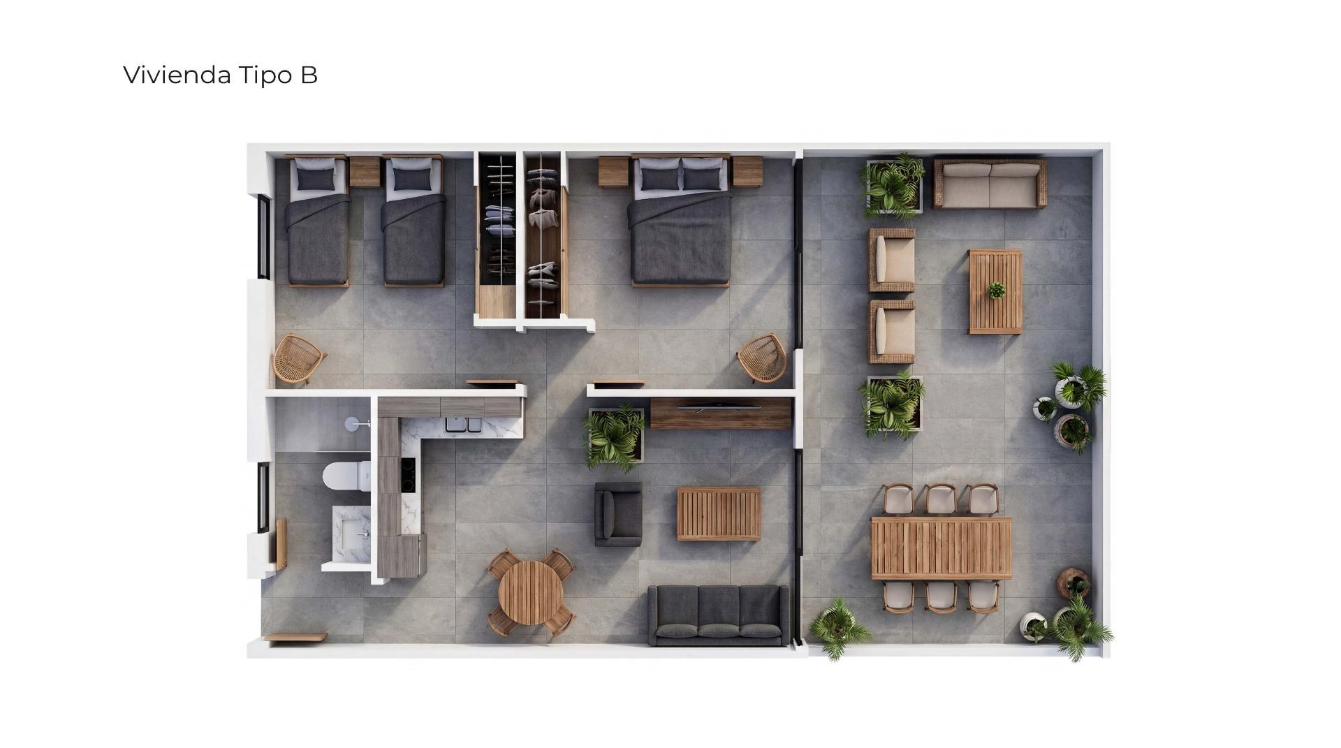 Luxury Tourist Apartments and Villas with Private Beach in First Line of Vera Playa-Almería