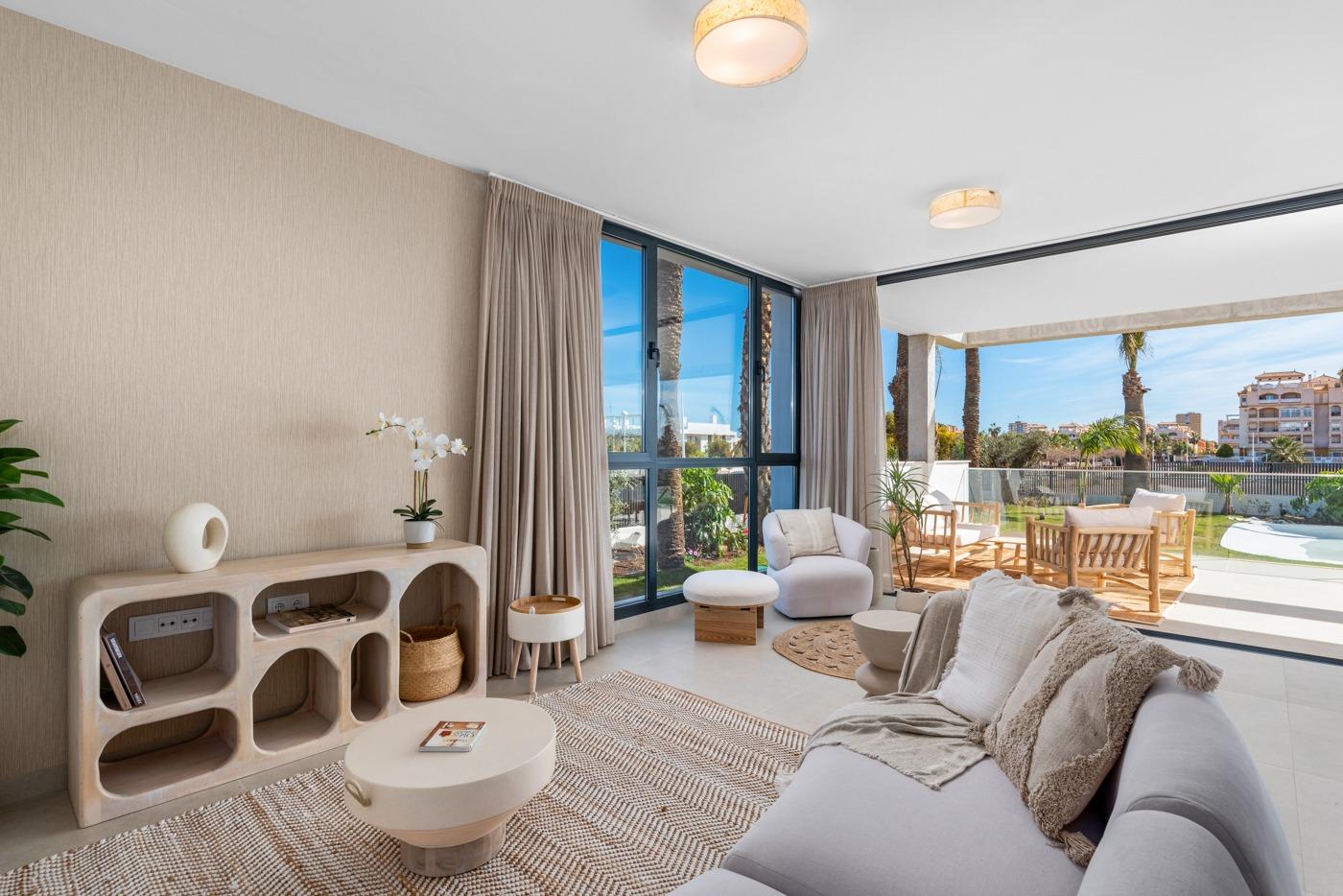 New Build Apartments with Sea Views in Vera Playa, Almería