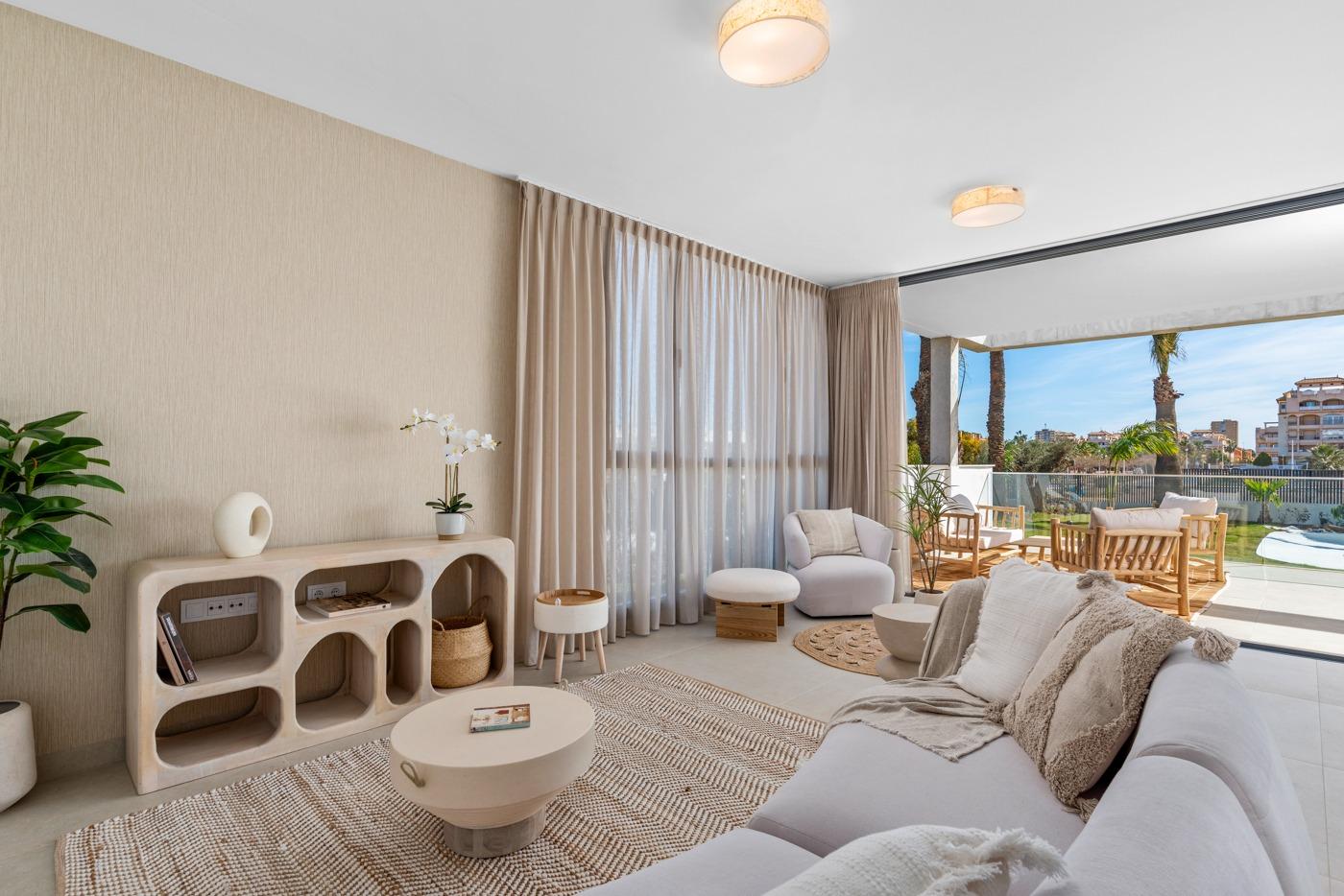 New Build Apartments with Sea Views in Vera Playa, Almería