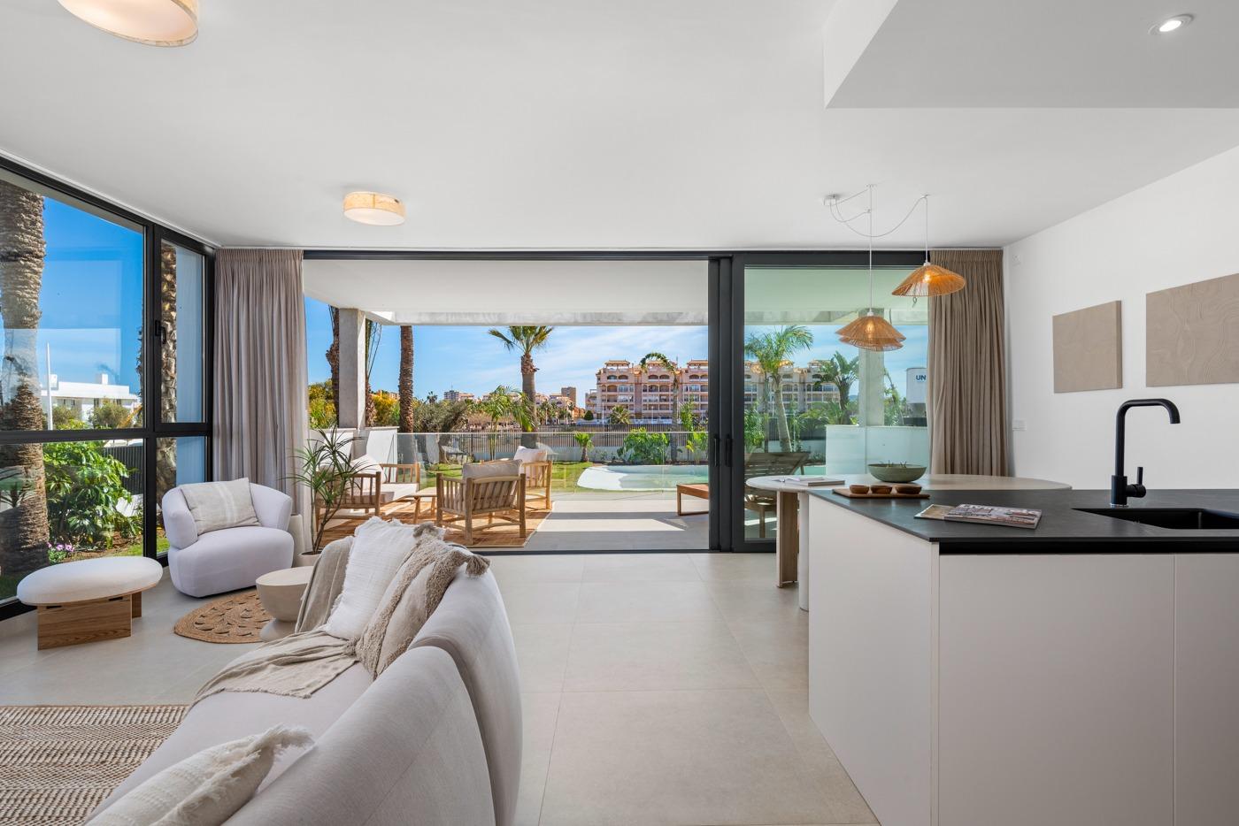 New Build Apartments with Sea Views in Vera Playa, Almería