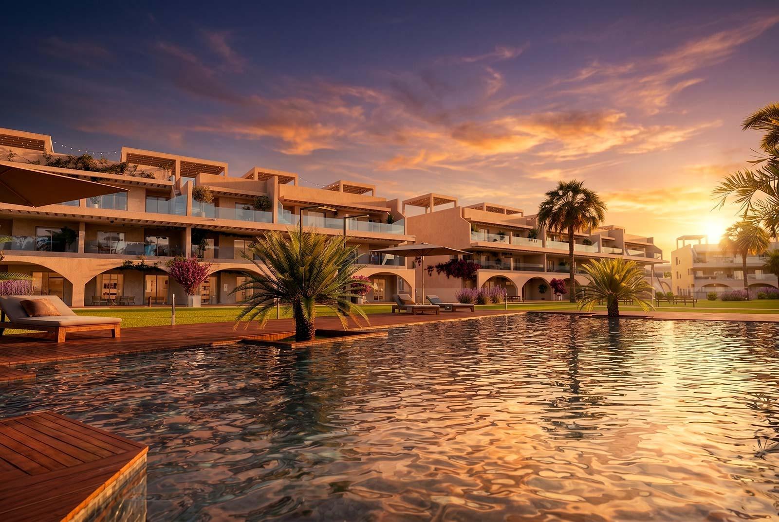 34-1 New Build Apartments Near the Beach in Vera Playa, Costa de Almeria