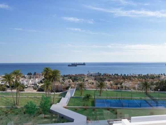 New Build Apartments with Sea Views in Vera Playa, Almería