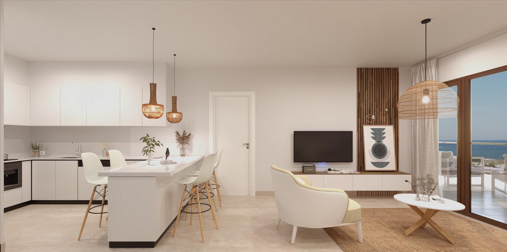 New Build Apartments with Sea Views in Vera Playa, Almería