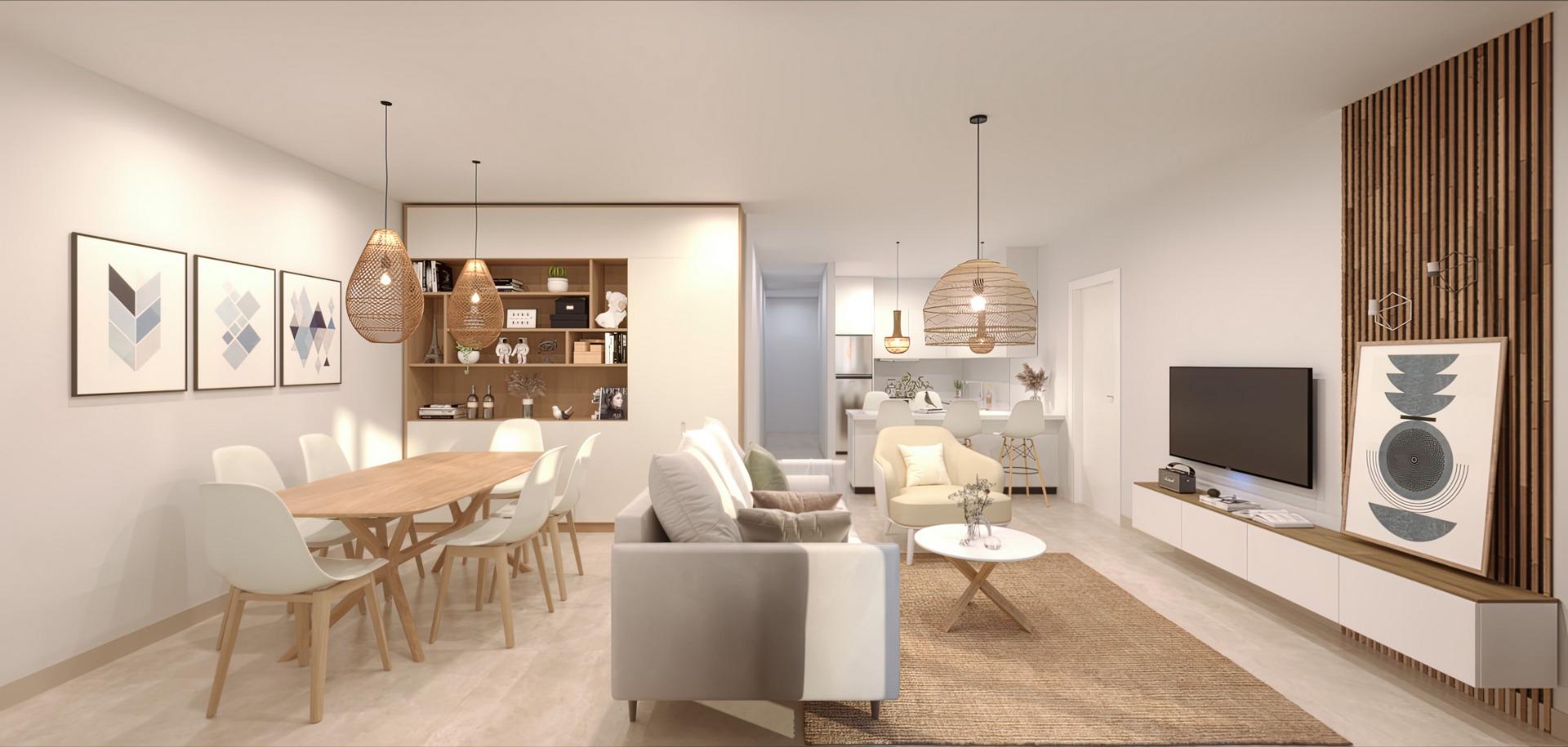 New Build Apartments with Sea Views in Vera Playa, Almería