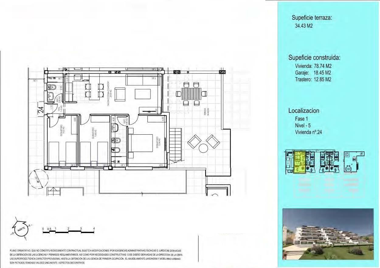 New Build Apartments with Sea Views in Vera Playa, Almería