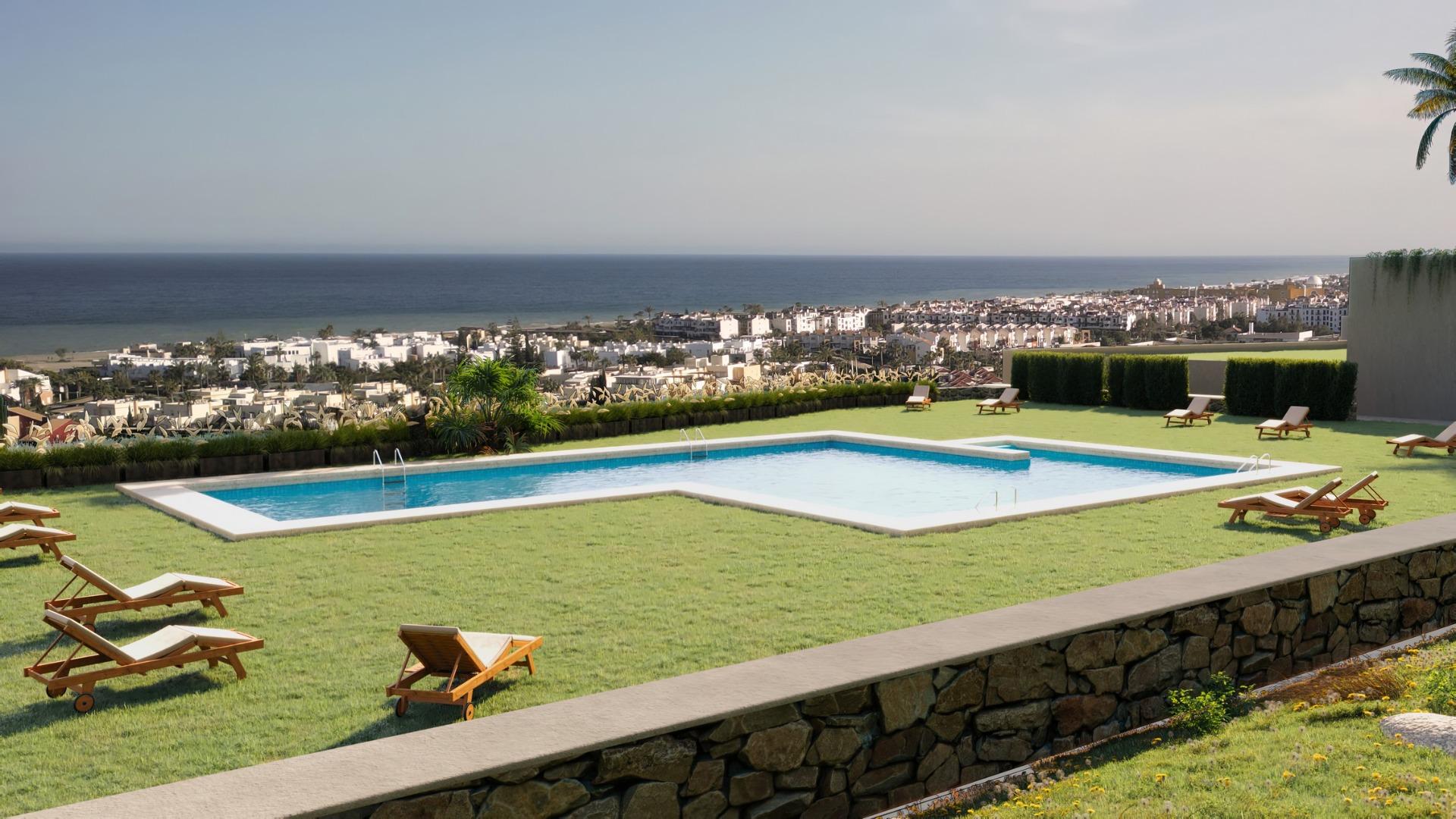 New Build Apartments with Sea Views in Vera Playa, Almería