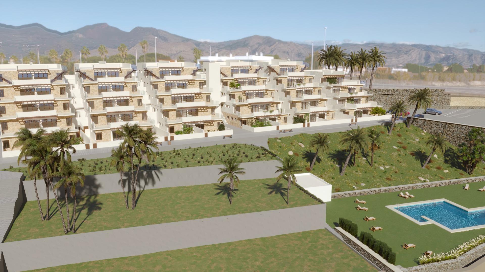 New Build Apartments with Sea Views in Vera Playa, Almería