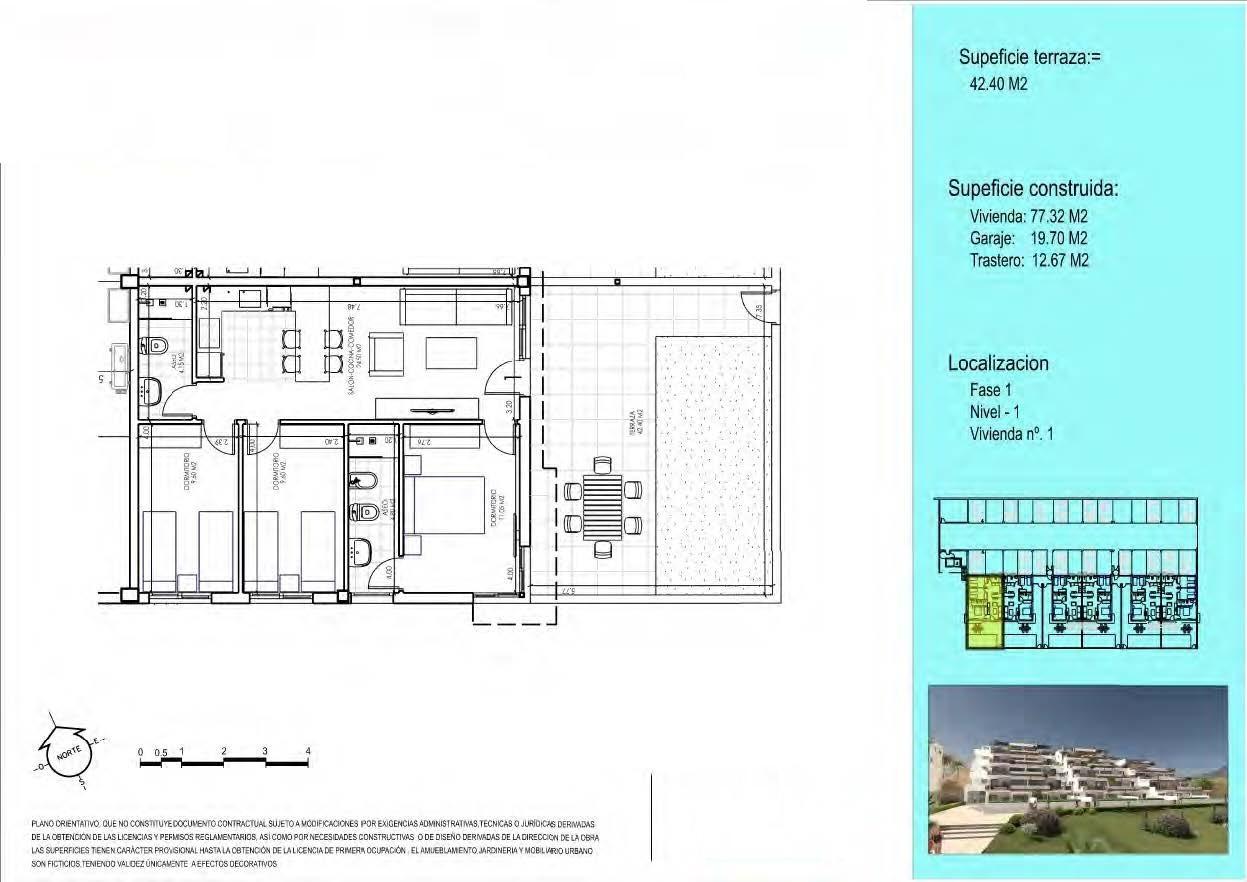 New Build Apartments with Sea Views in Vera Playa, Almería